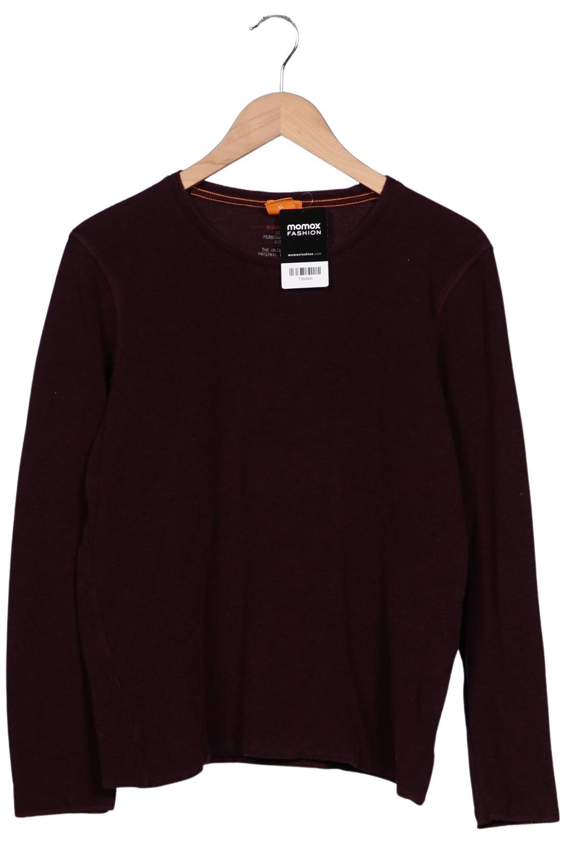 

Boss Orange Herren Pullover, bordeaux, Gr. 54