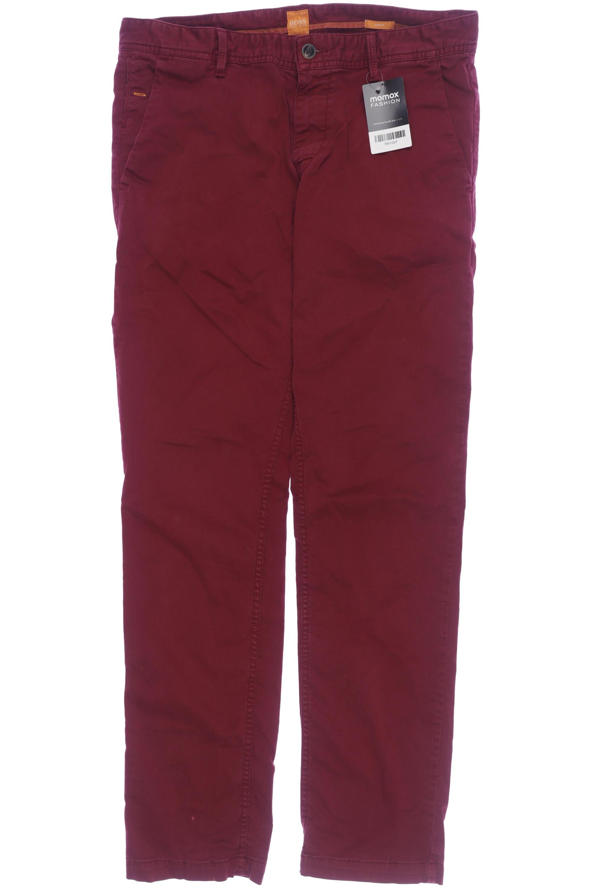 

Boss Orange Herren Stoffhose, bordeaux, Gr. 34