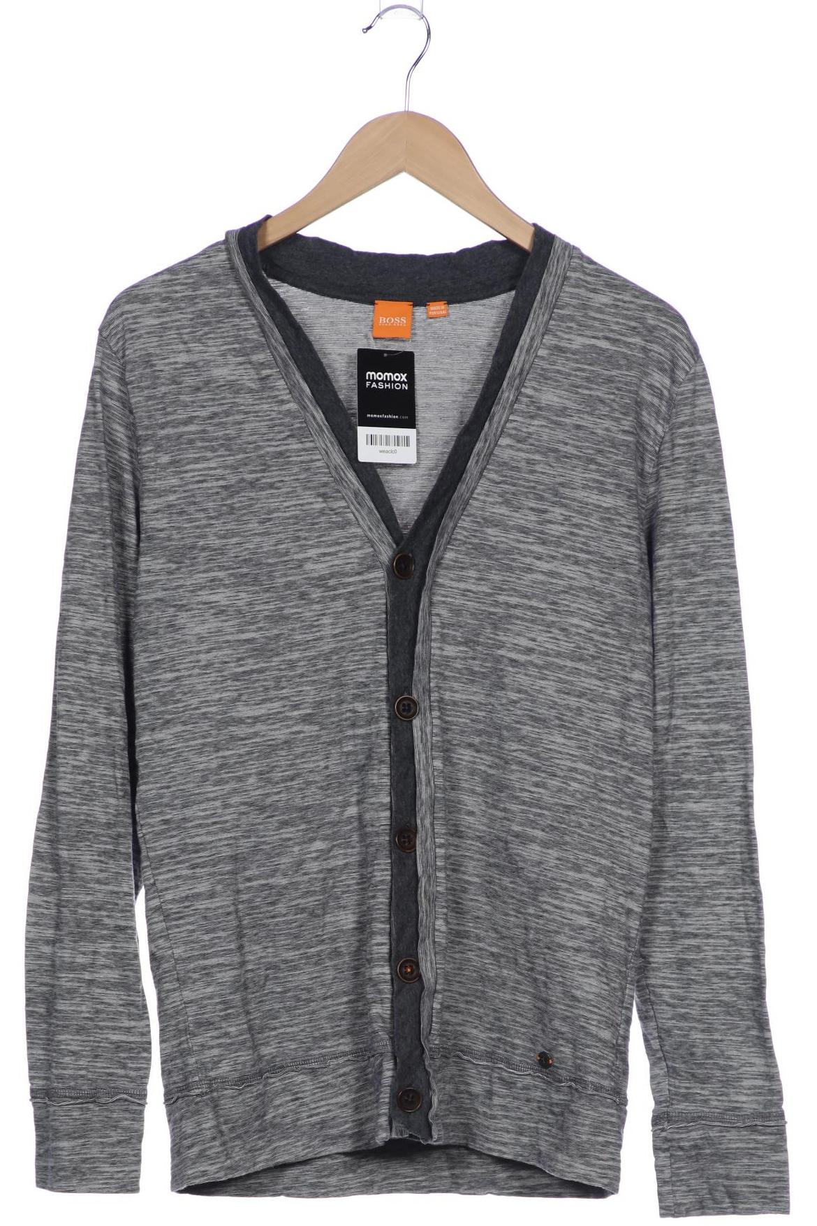 

Boss Orange Herren Strickjacke, grau, Gr. 48