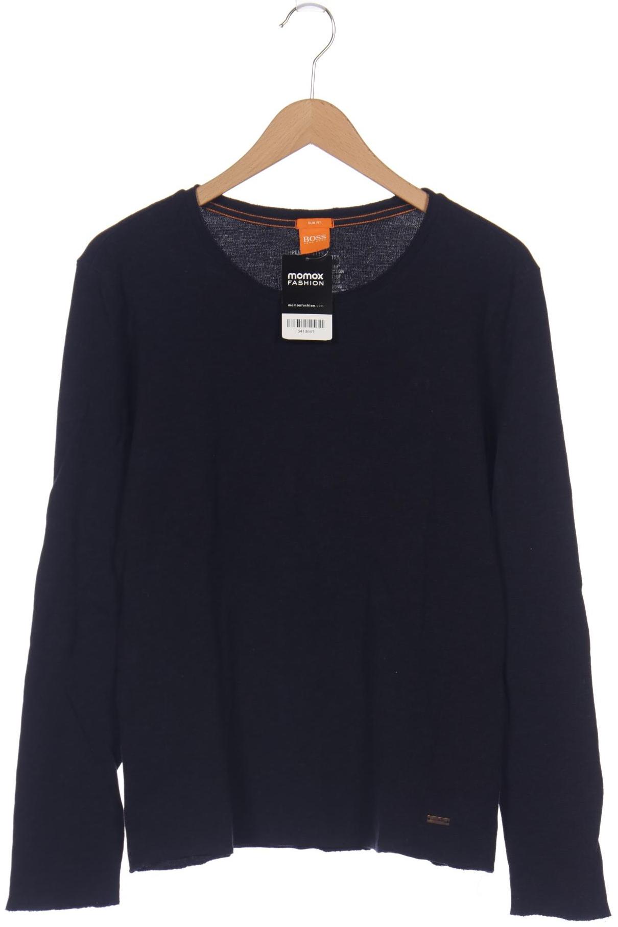 

Boss Orange Herren Langarmshirt, marineblau, Gr. 48