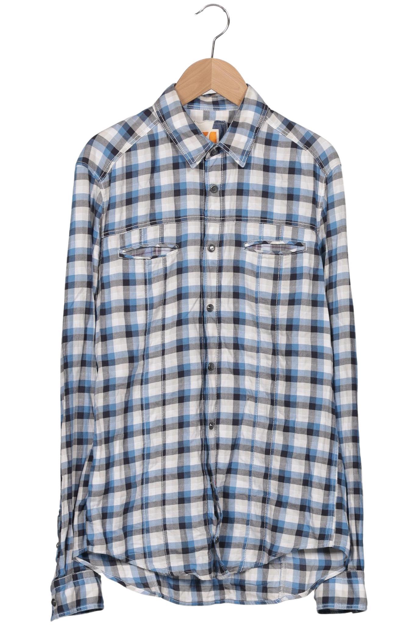 

Boss Orange Herren Hemd, blau, Gr. 46