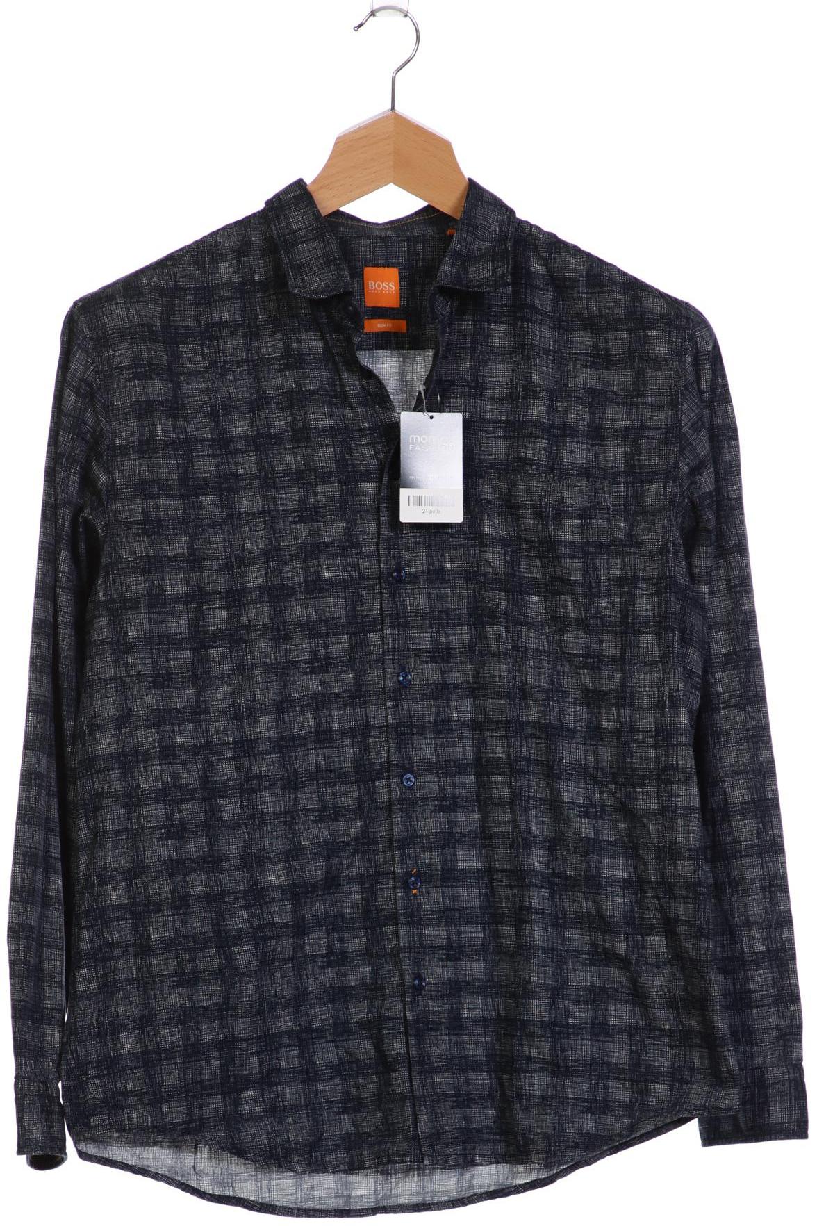 

Boss Orange Herren Hemd, marineblau, Gr. 56
