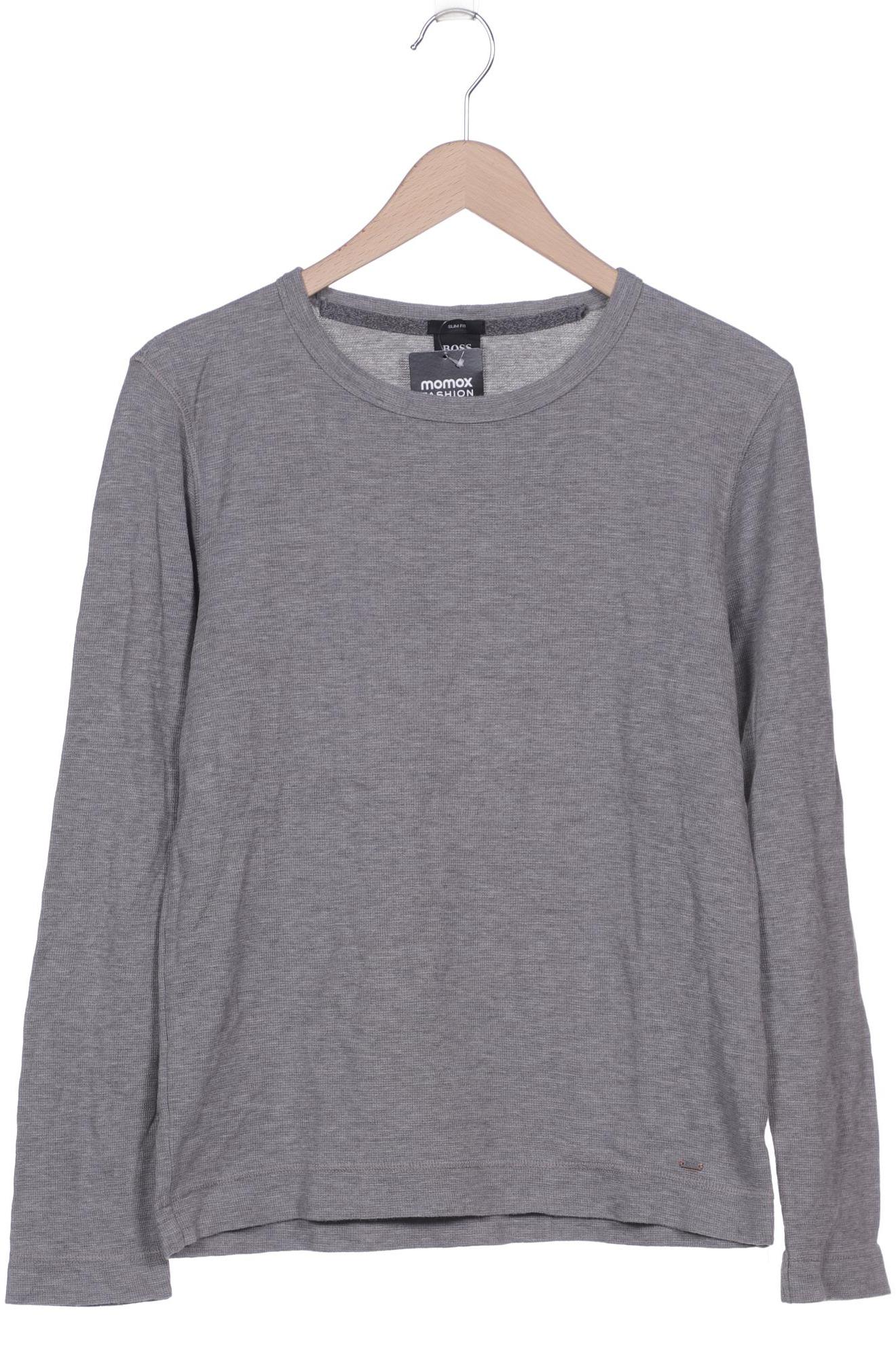 

Boss Orange Herren Langarmshirt, grau
