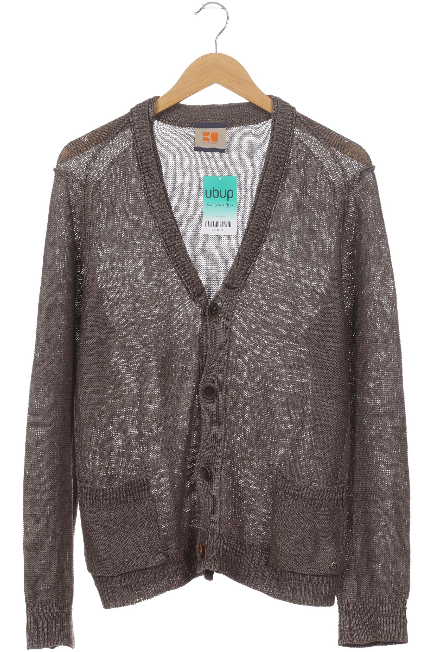 

Boss Orange Herren Strickjacke, grau, Gr.