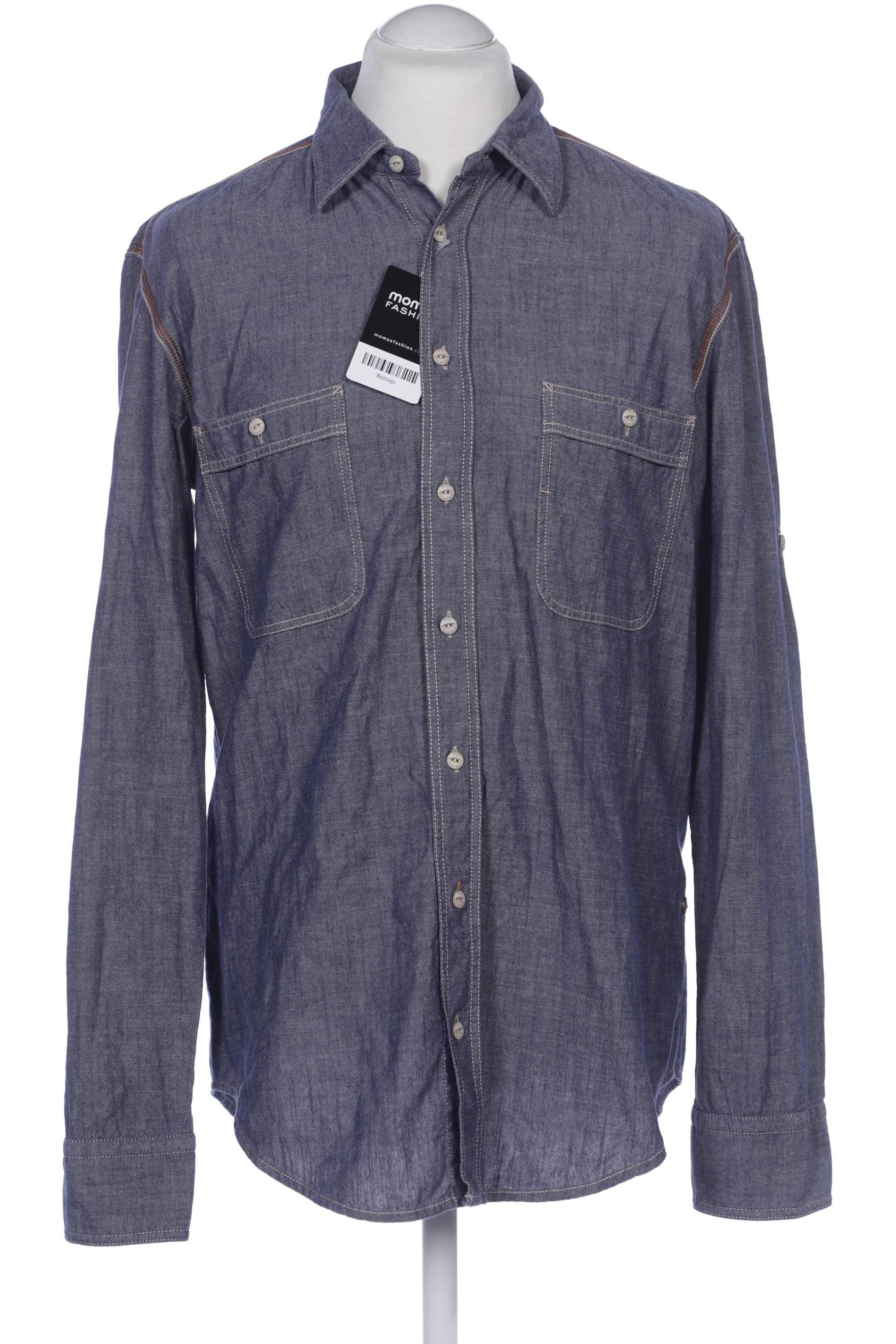 

Boss Orange Herren Hemd, blau, Gr. 52