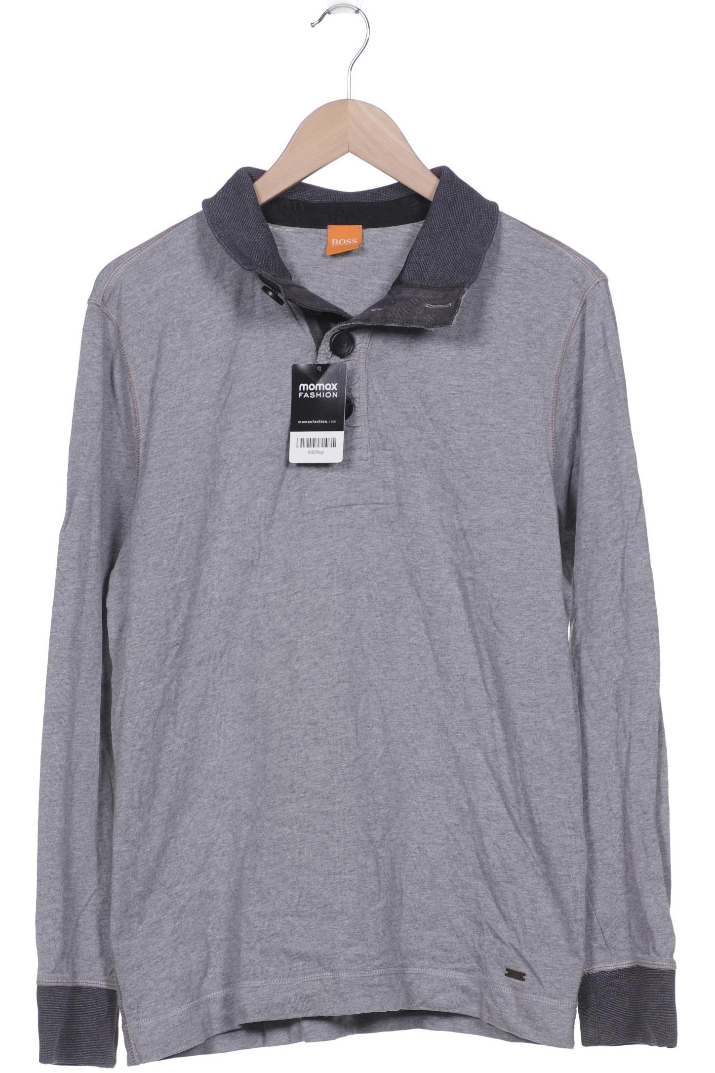 

Boss Orange Herren Langarmshirt, grau