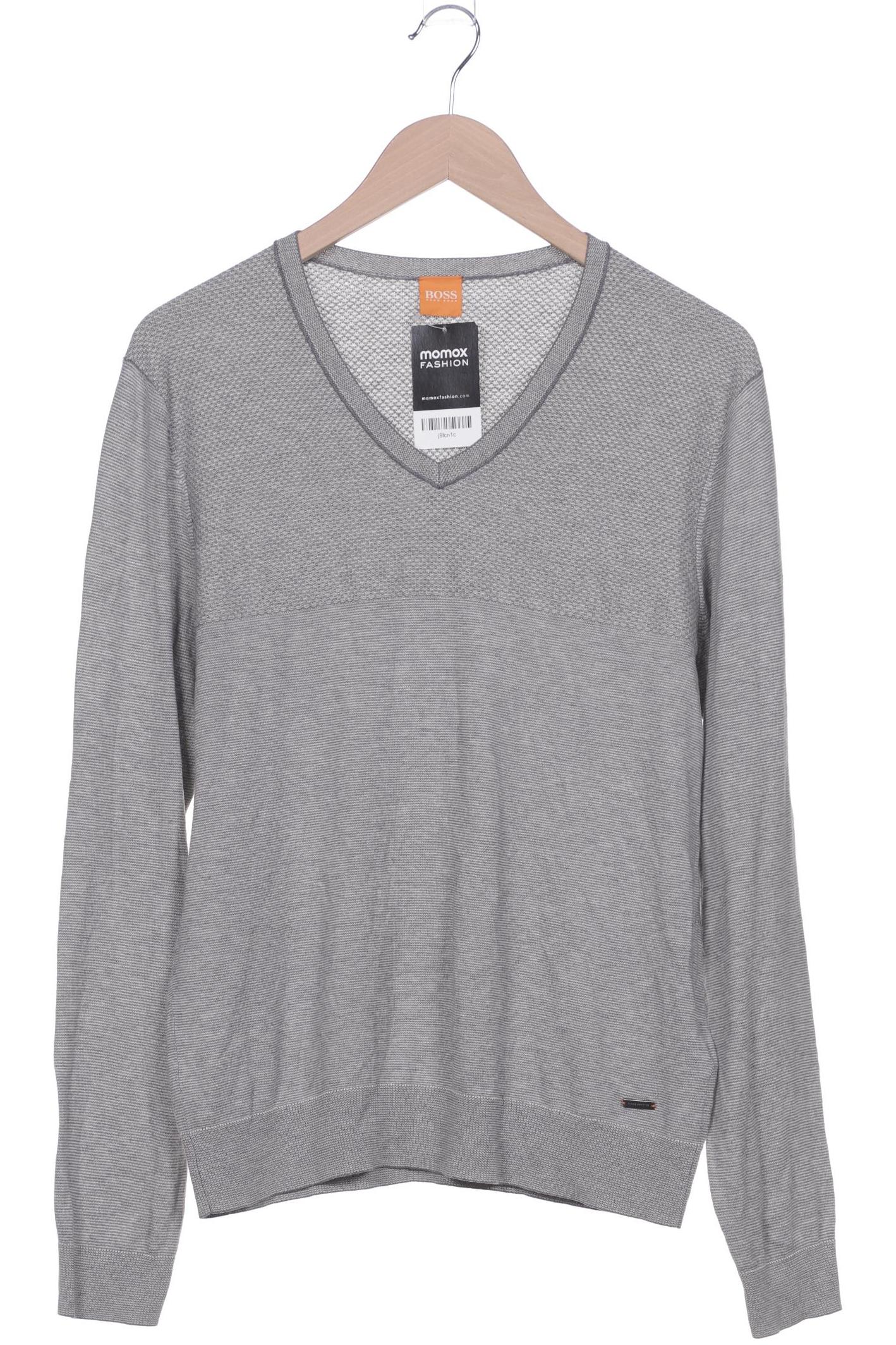 

Boss Orange Herren Langarmshirt, grau, Gr. 48