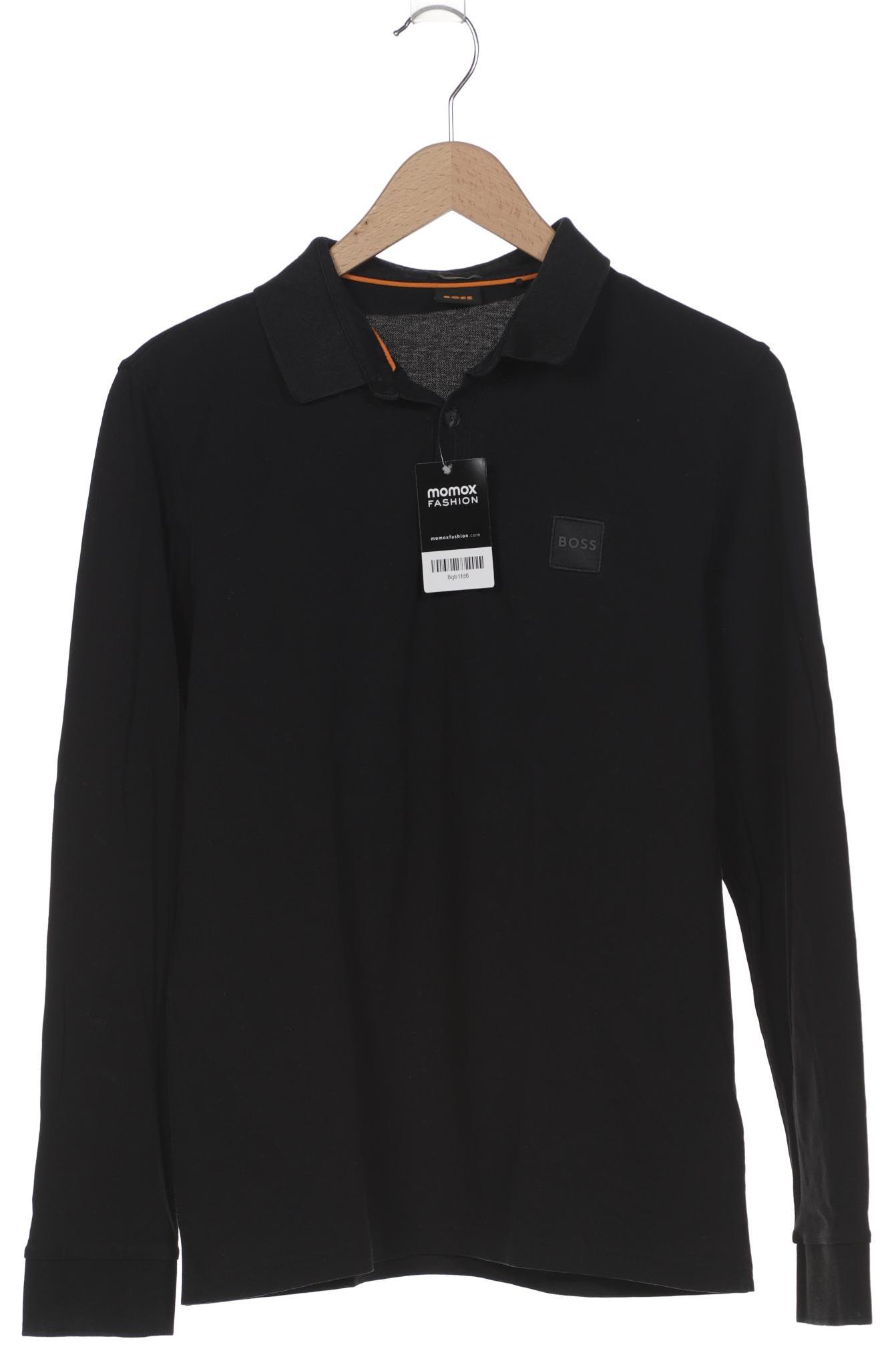 

Boss Orange Herren Langarmshirt, schwarz, Gr. 48