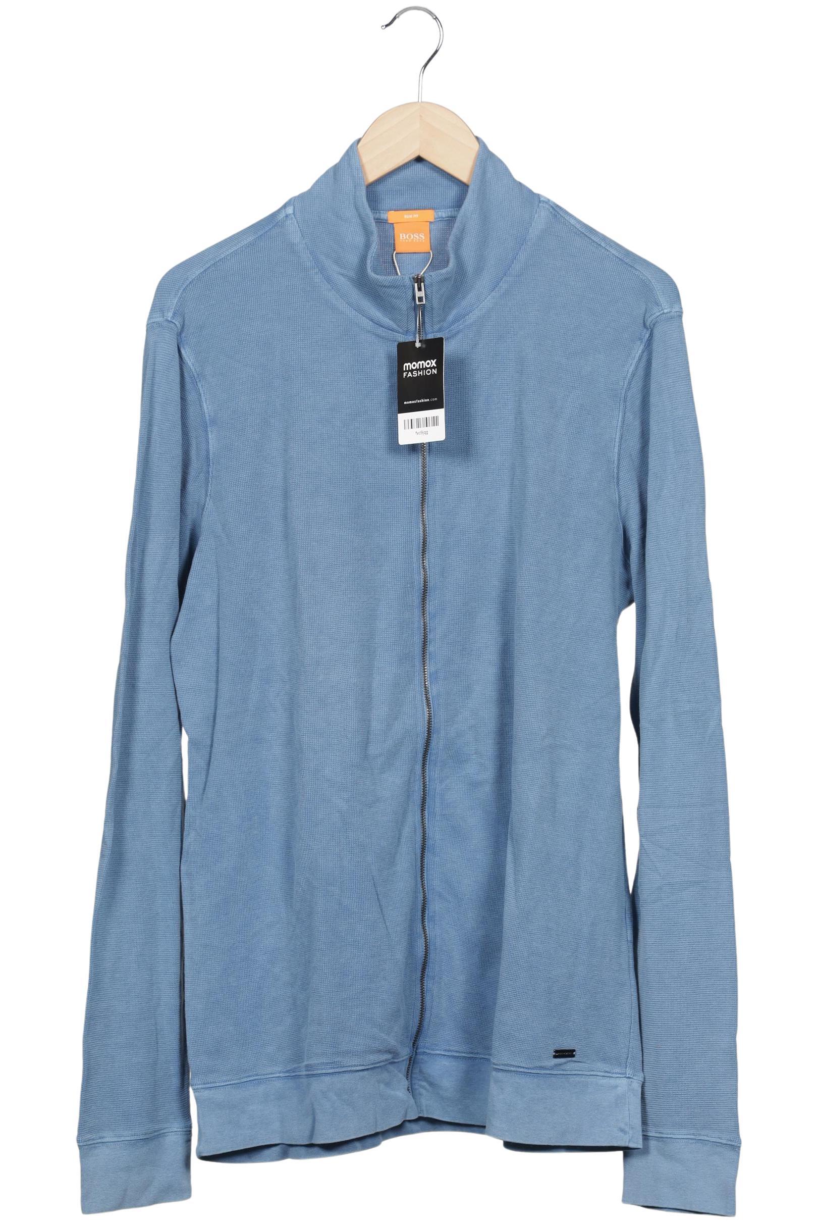 

Boss Orange Herren Strickjacke, hellblau, Gr. 58