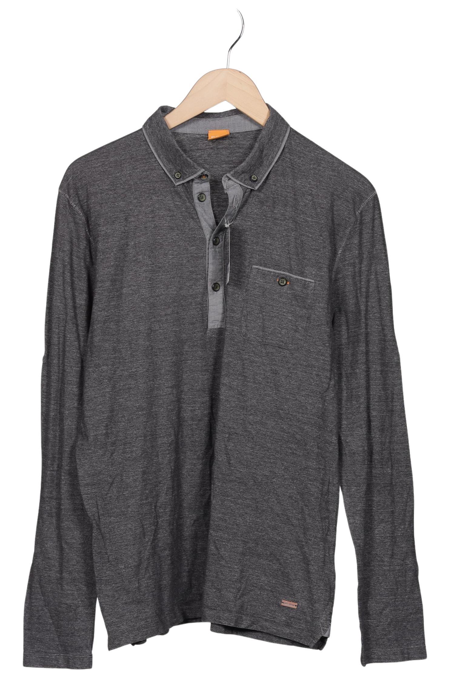 

Boss Orange Herren Poloshirt, grau, Gr. 52