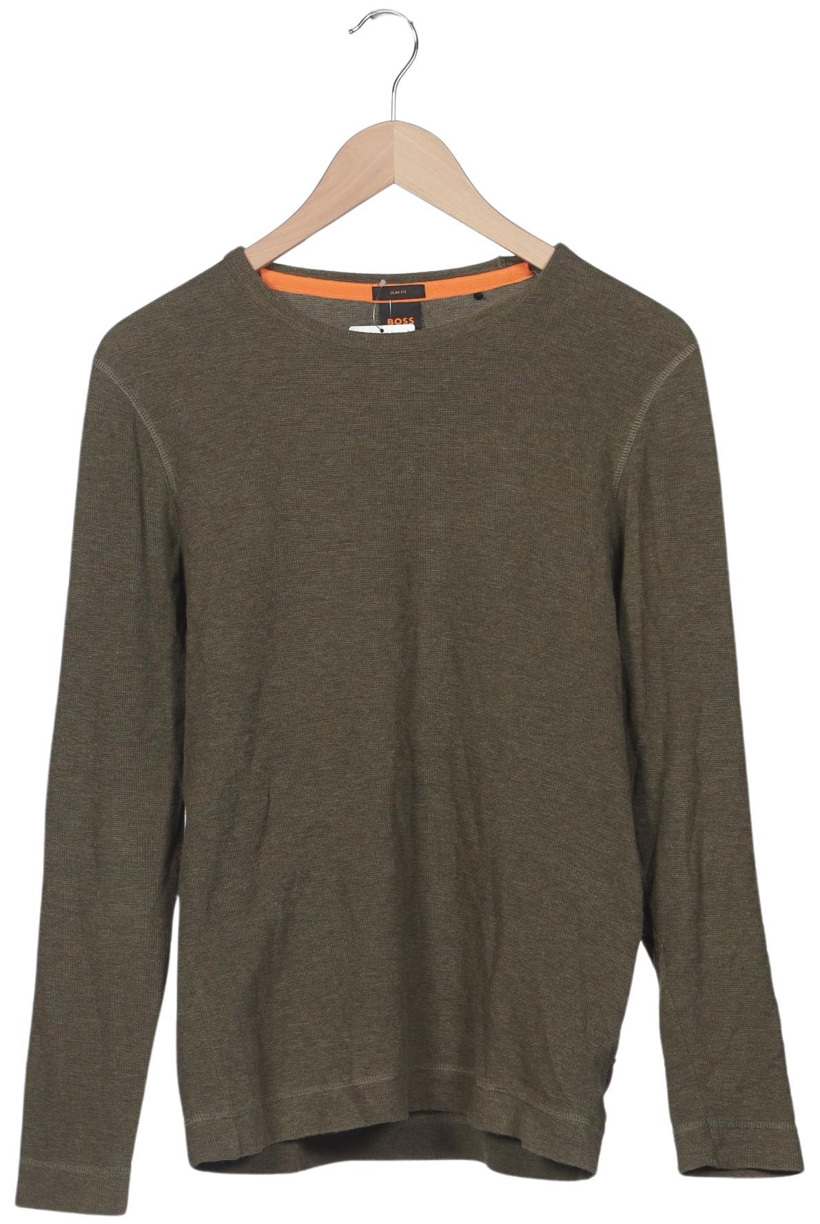 

Boss Orange Herren Langarmshirt, grün, Gr. 46