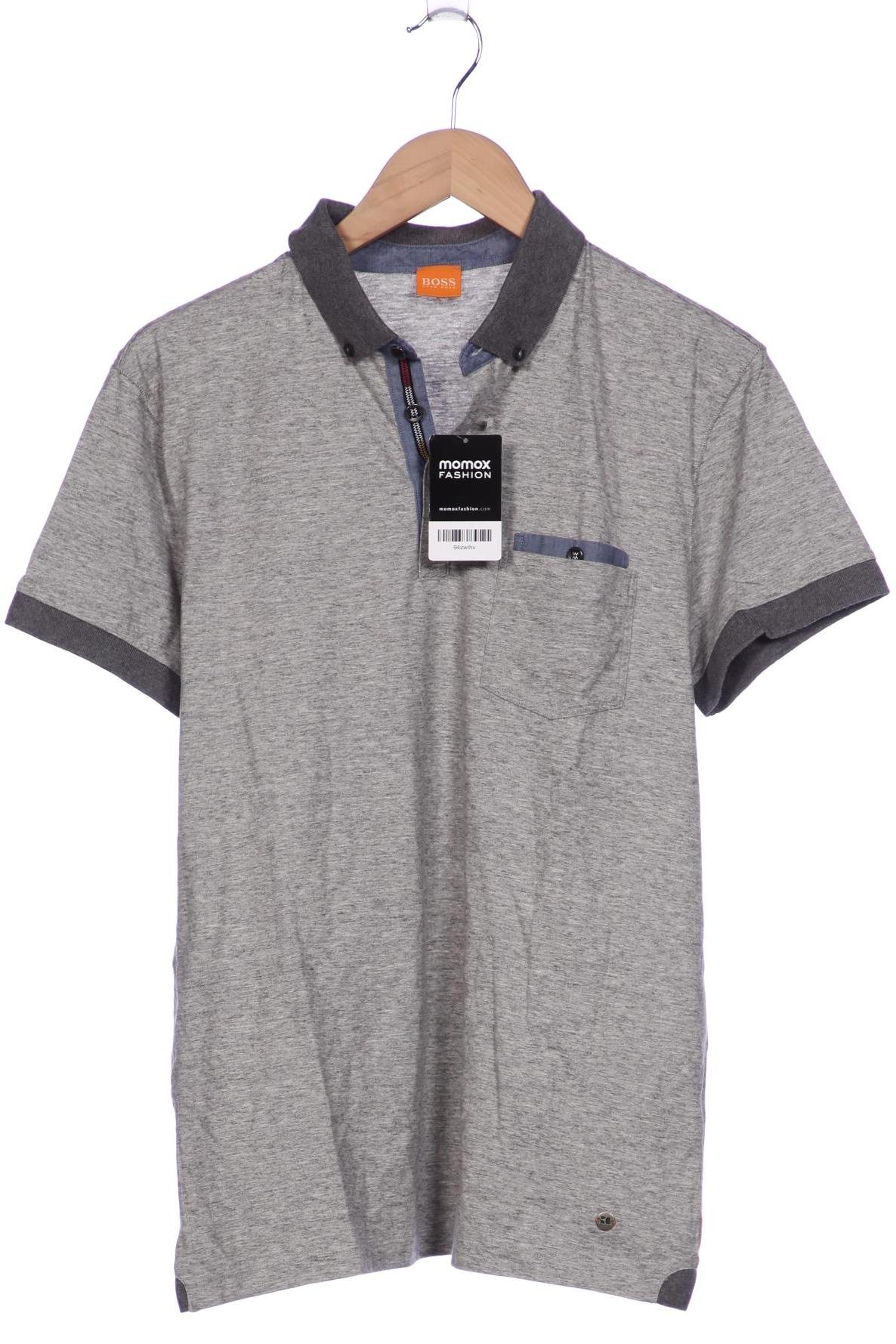 

Boss Orange Herren Poloshirt, grau, Gr. 52
