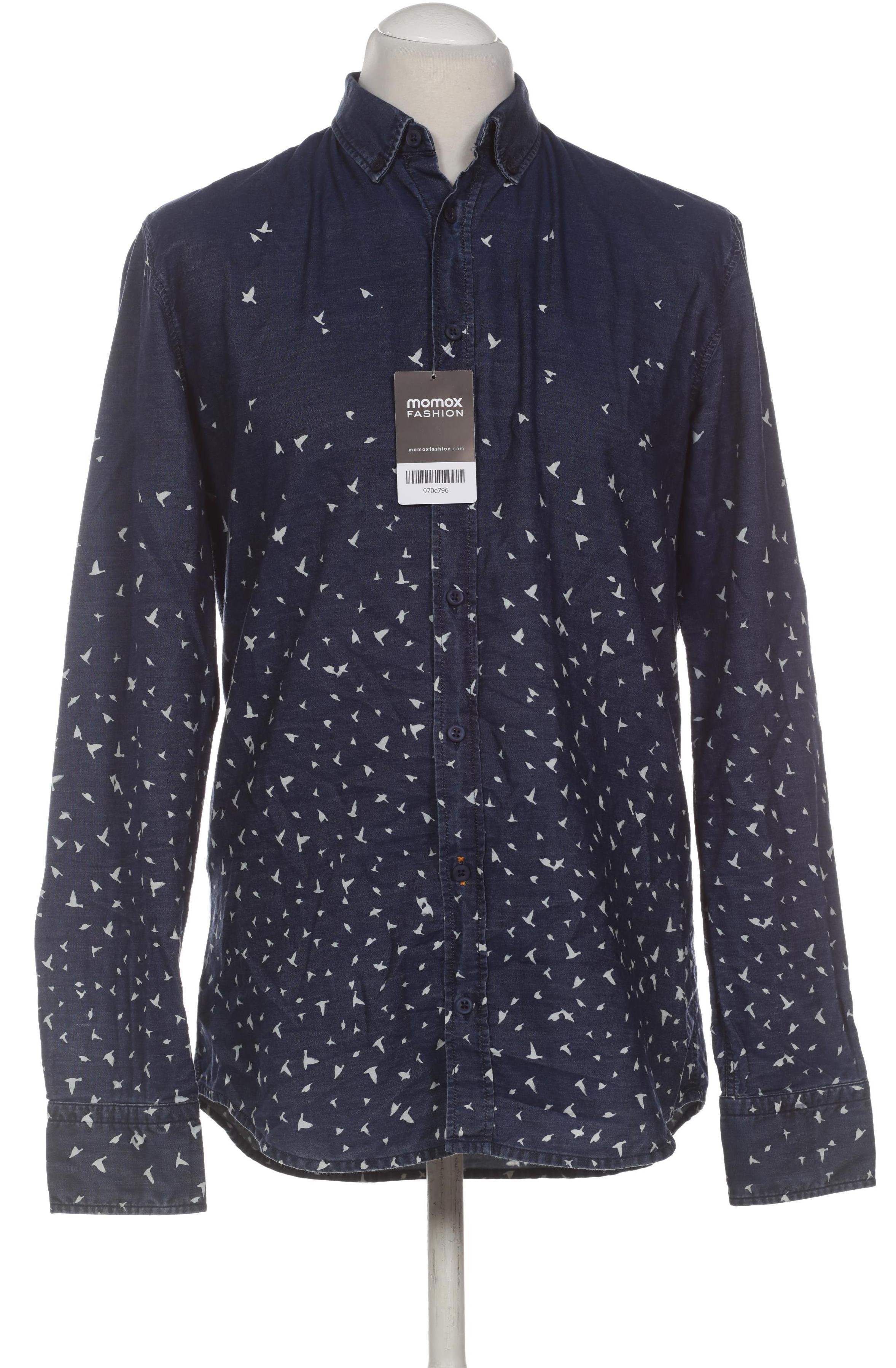 

Boss Orange Herren Hemd, blau, Gr. 52