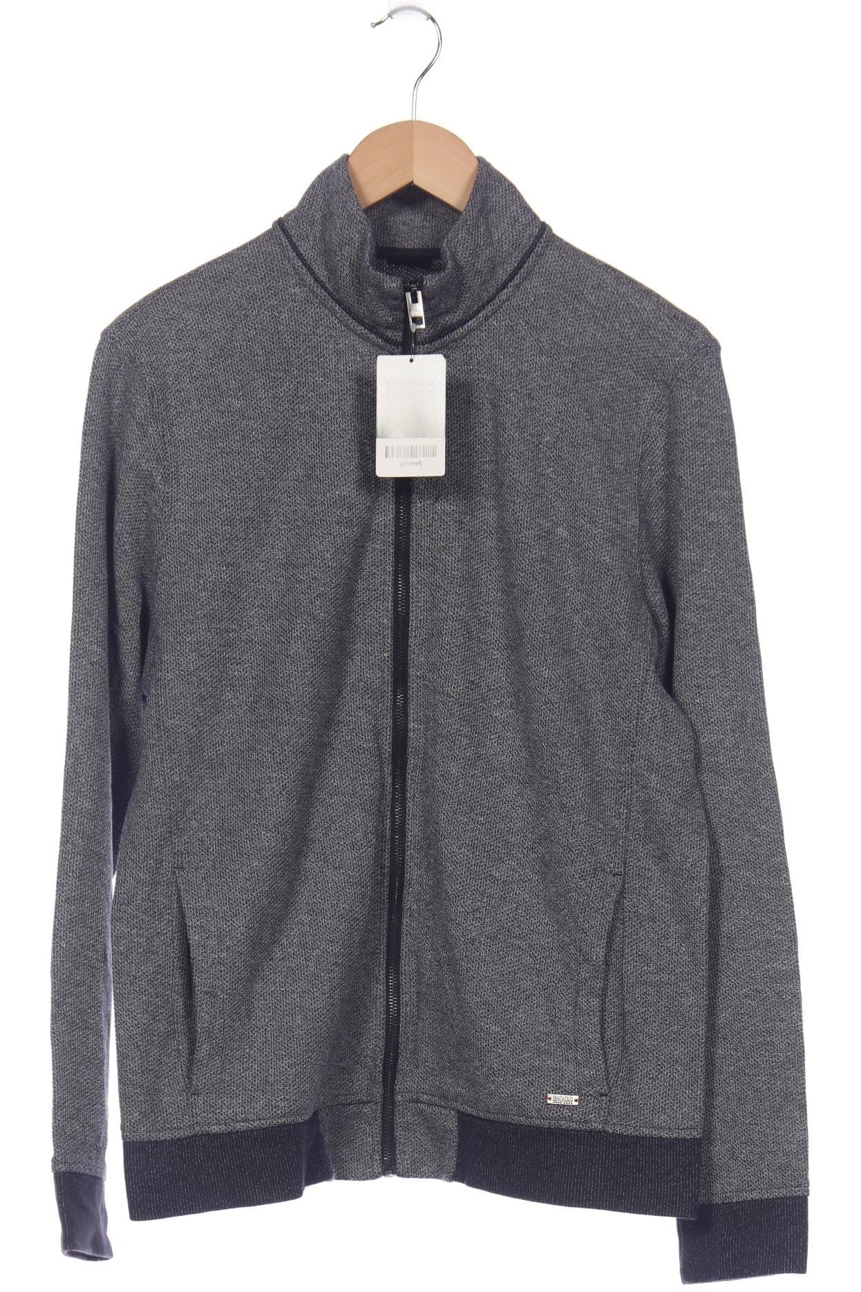 

Boss Orange Herren Strickjacke, grau, Gr. 48