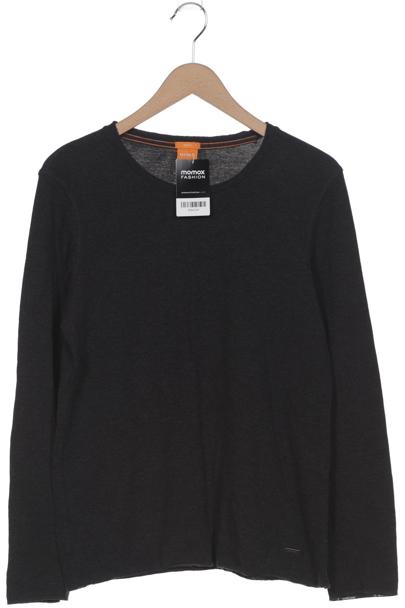 

Boss Orange Herren Langarmshirt, grau, Gr. 52