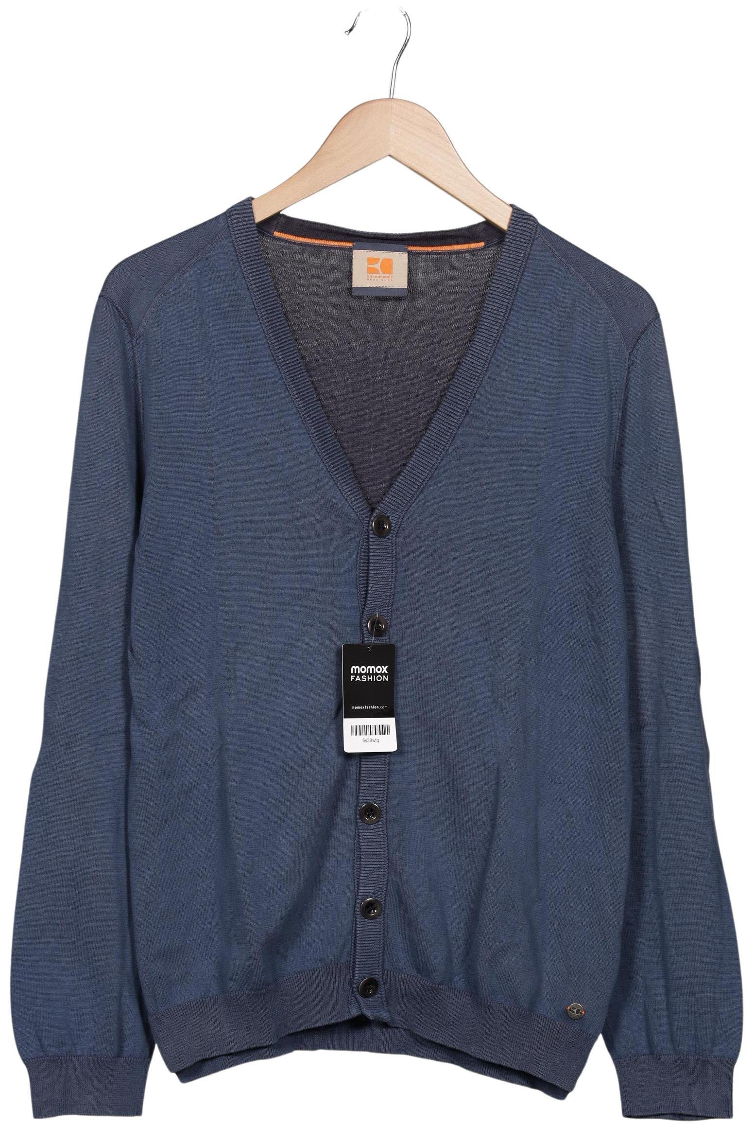 

Boss Orange Herren Strickjacke, marineblau, Gr. 52