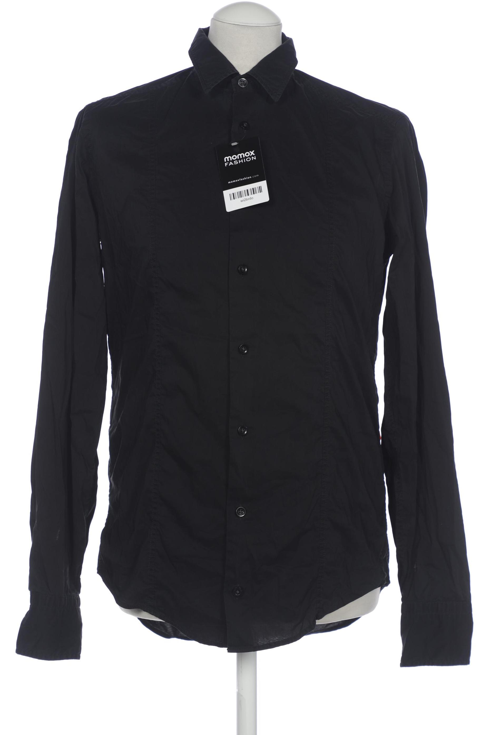 

Boss Orange Herren Hemd, schwarz, Gr. 46