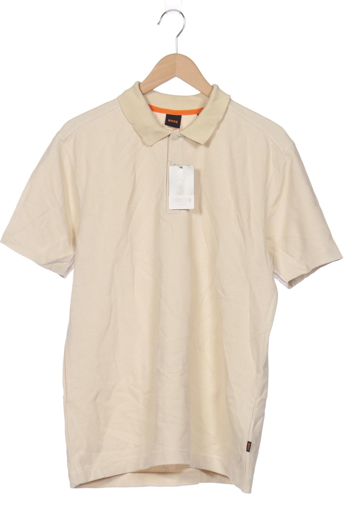 

Boss Orange Herren Poloshirt, cremeweiß, Gr. 48