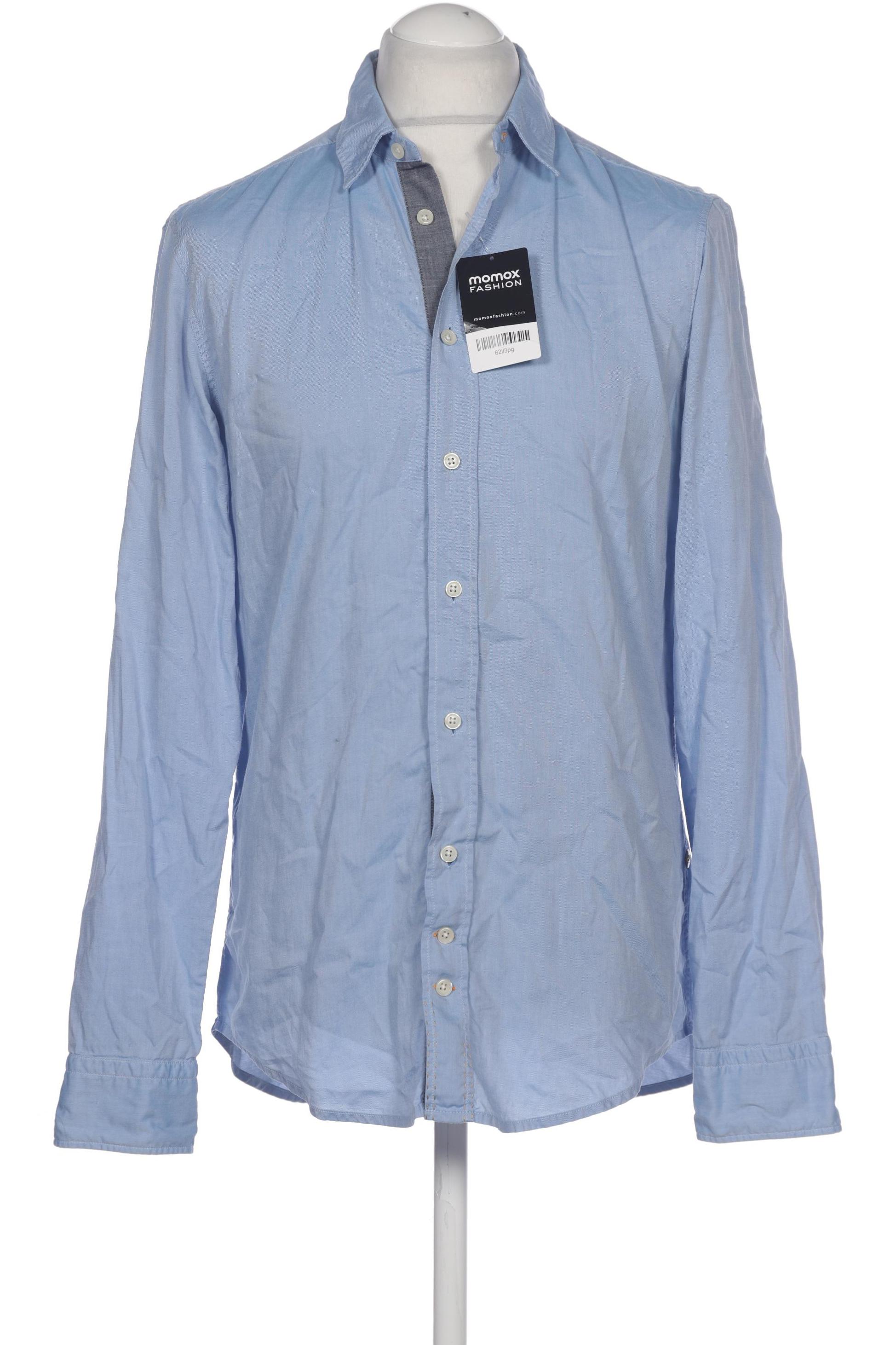 

Boss Orange Herren Hemd, blau, Gr. 48