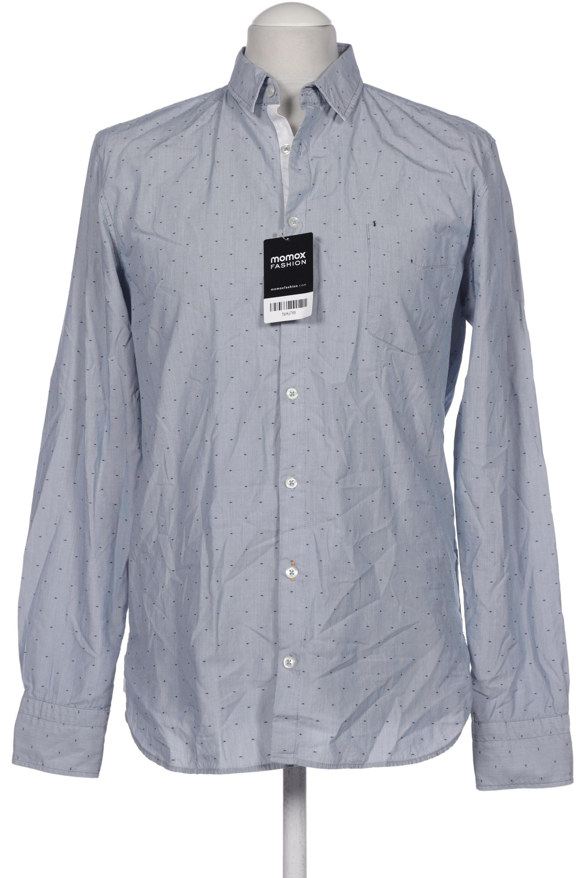 

Boss Orange Herren Hemd, blau, Gr. 48
