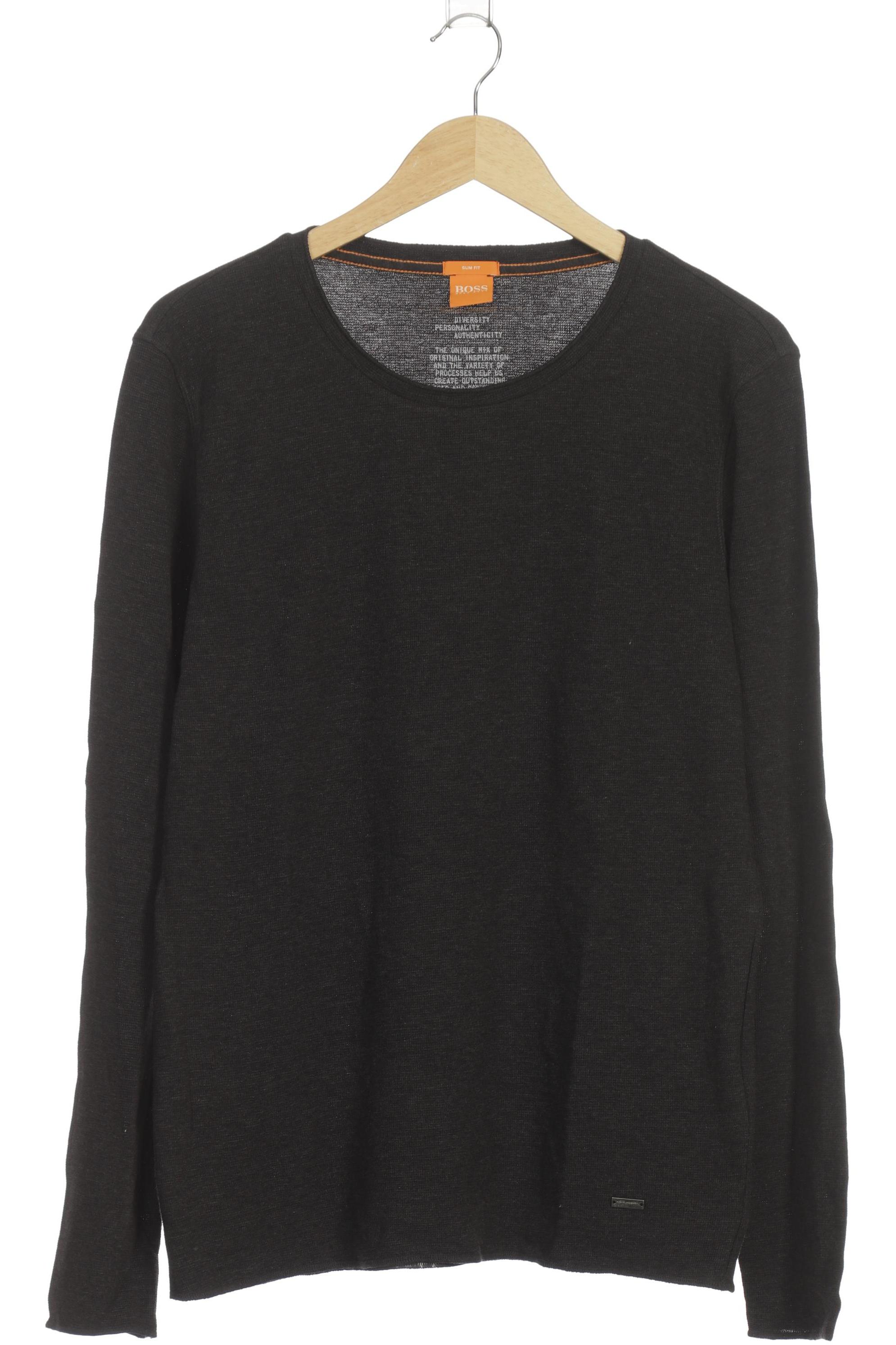 

Boss Orange Herren Langarmshirt, grau, Gr.