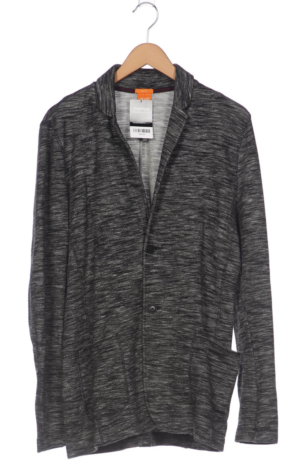

Boss Orange Herren Strickjacke, grau, Gr. 54