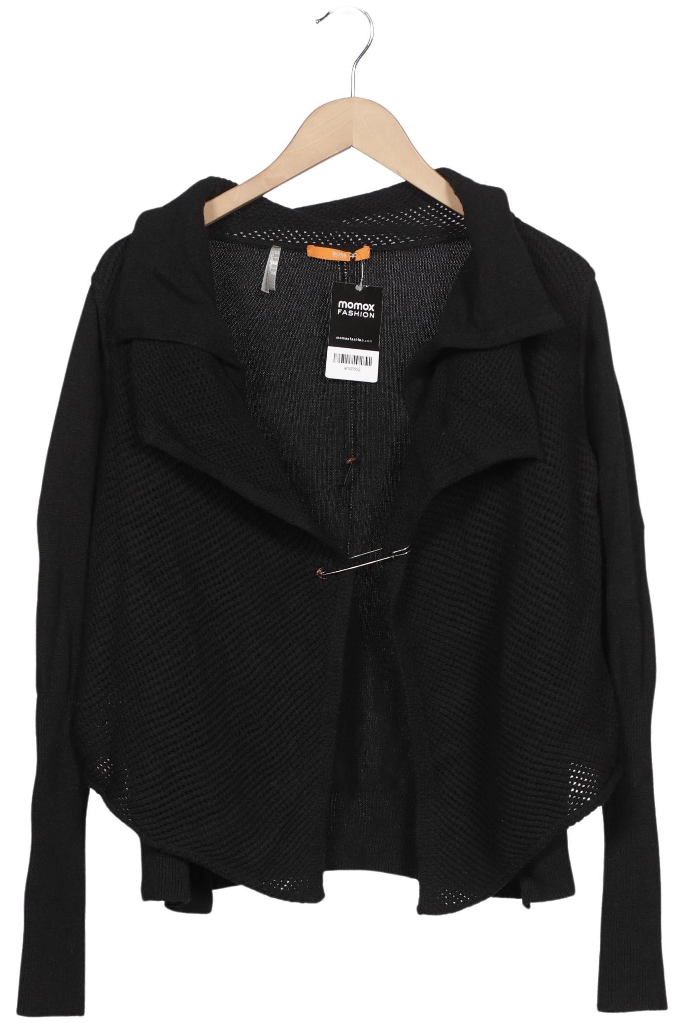 

Boss Orange Herren Strickjacke, schwarz, Gr. 48