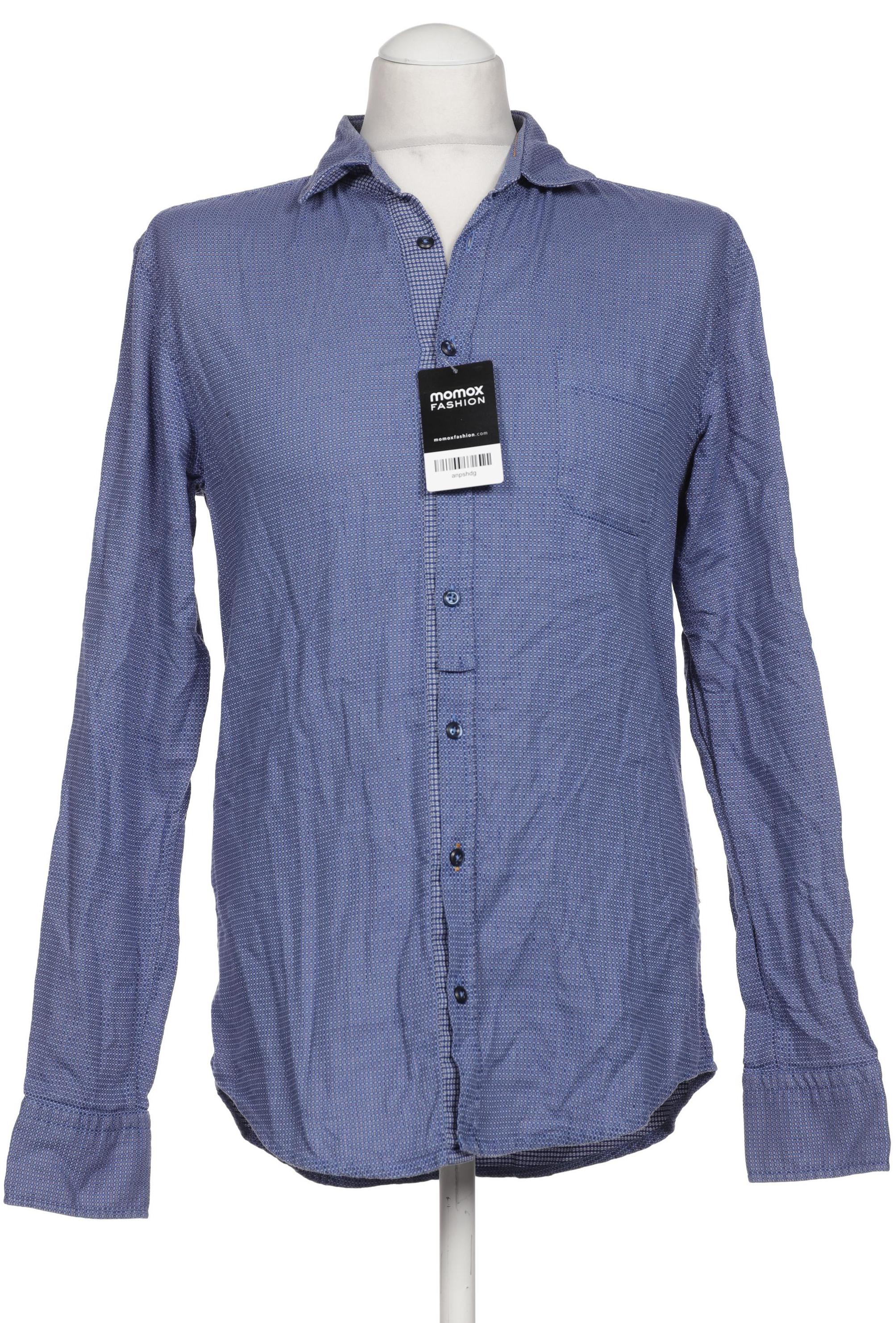 

Boss Orange Herren Hemd, blau, Gr. 48