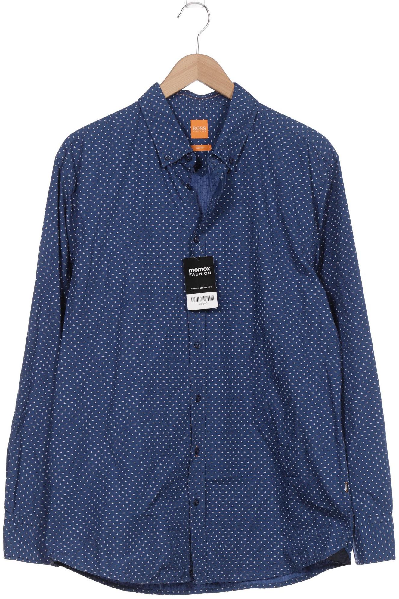 

Boss Orange Herren Hemd, blau