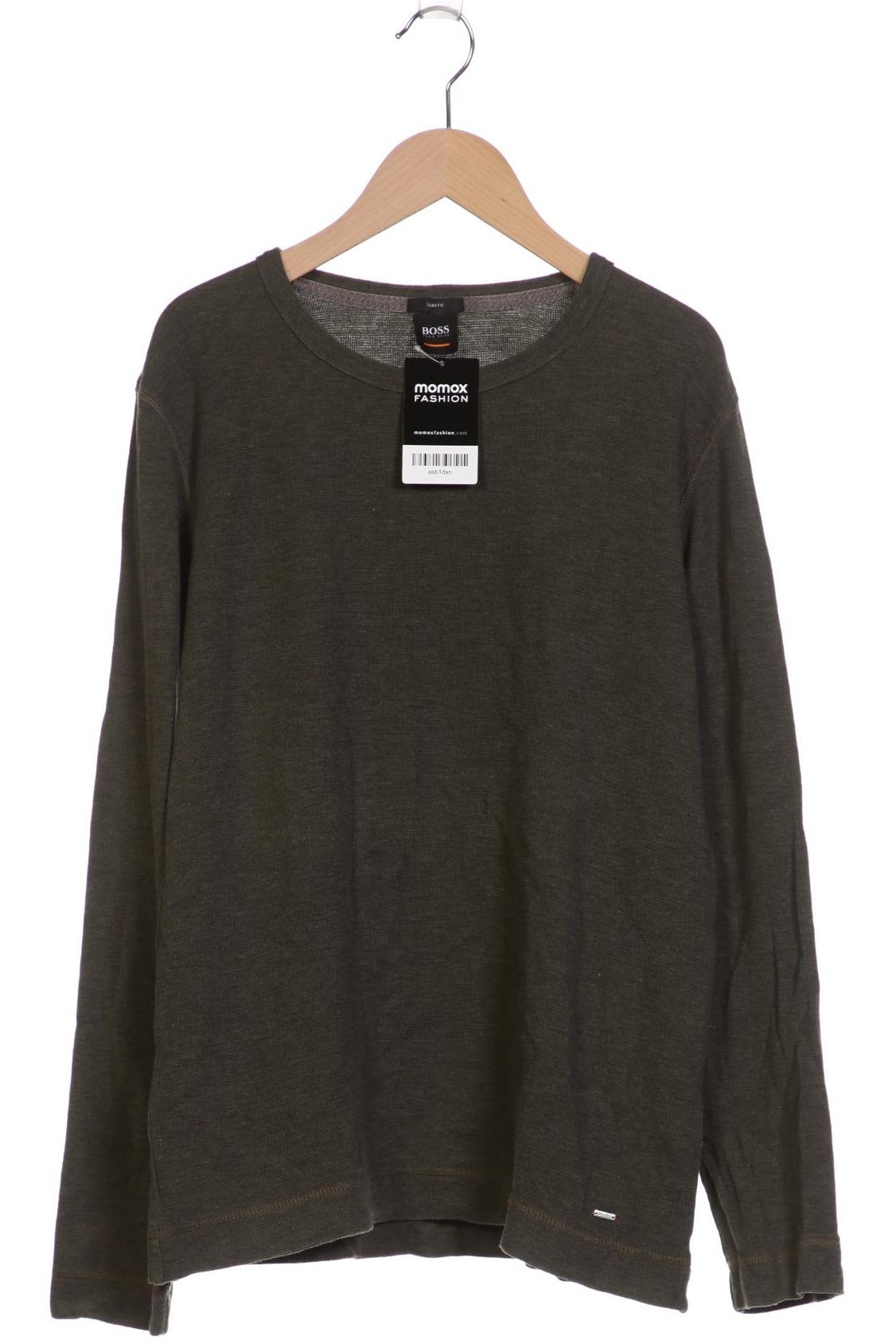 

Boss Orange Herren Langarmshirt, grün, Gr. 52