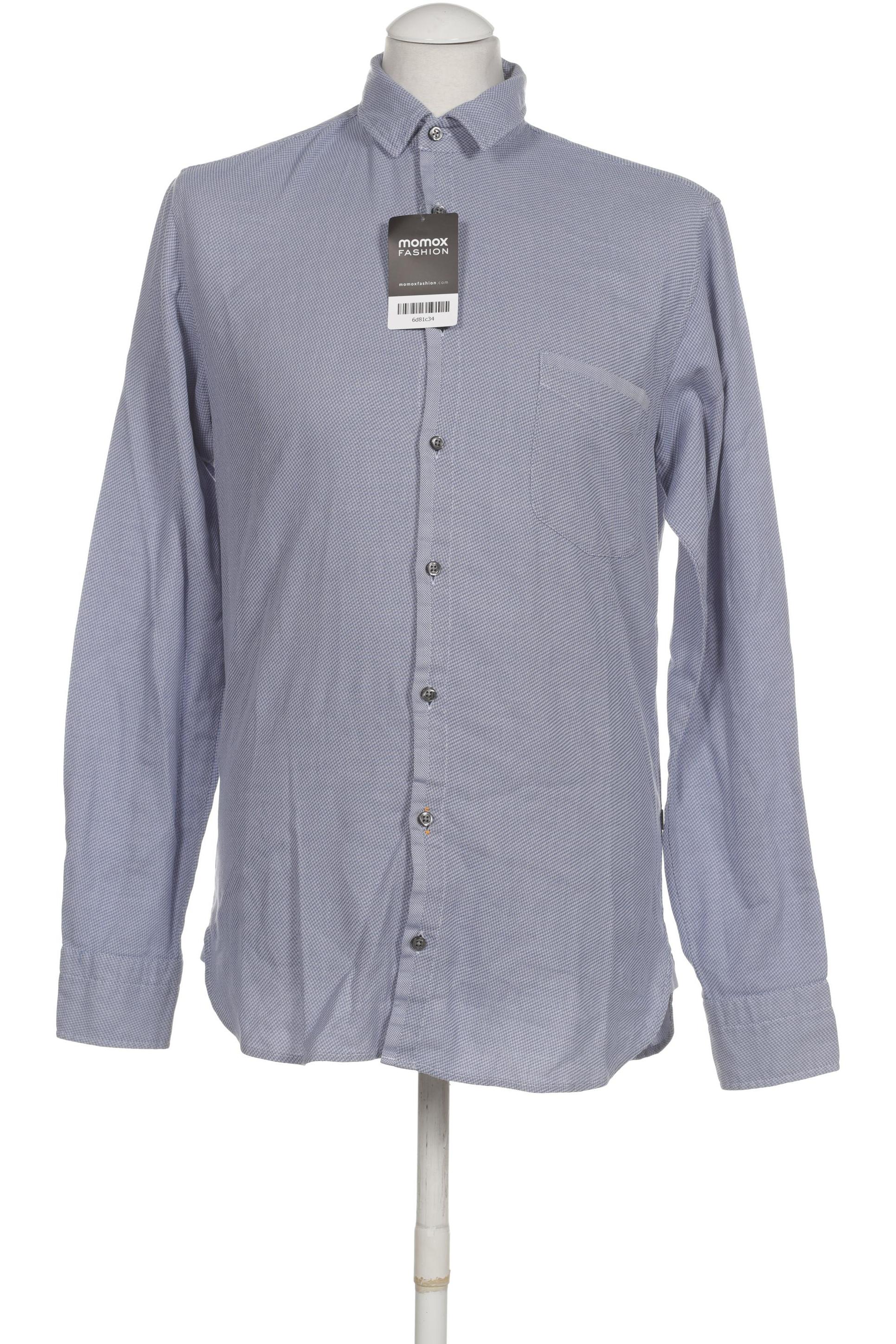 

Boss Orange Herren Hemd, blau, Gr. 46