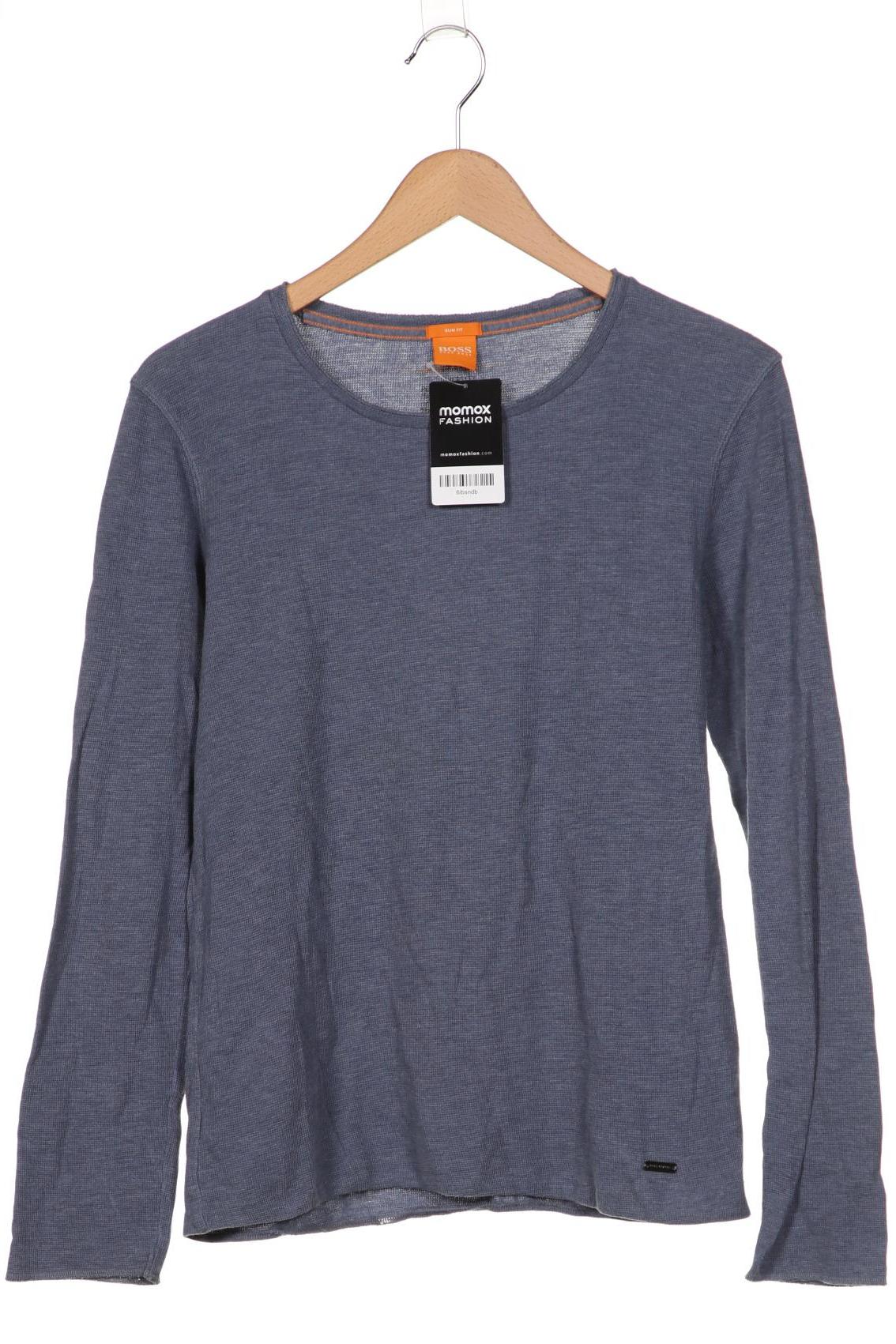 

Boss Orange Herren Langarmshirt, blau