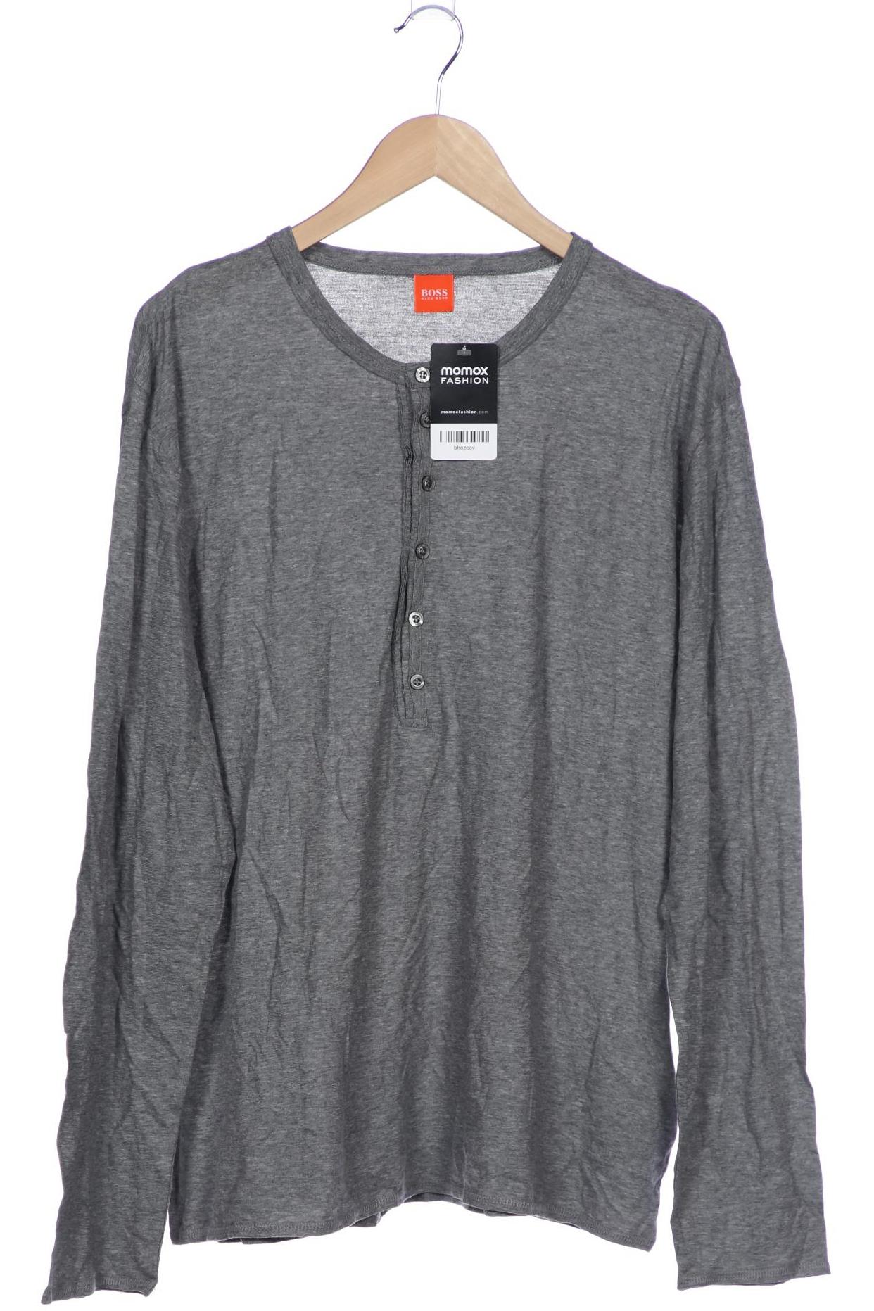 

Boss Orange Herren Langarmshirt, grau, Gr. 58
