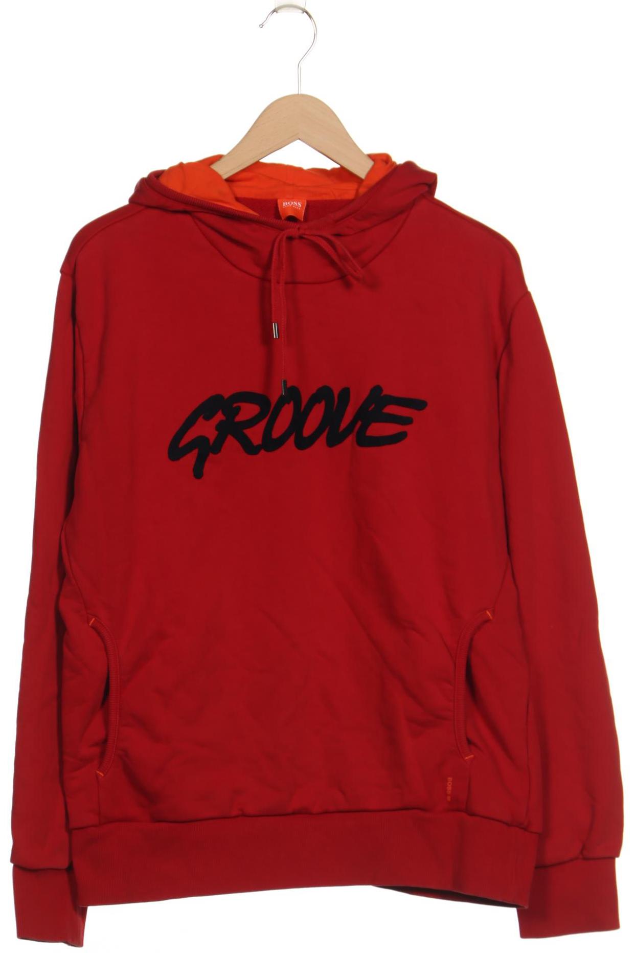 

Boss Orange Herren Kapuzenpullover, rot, Gr. 54