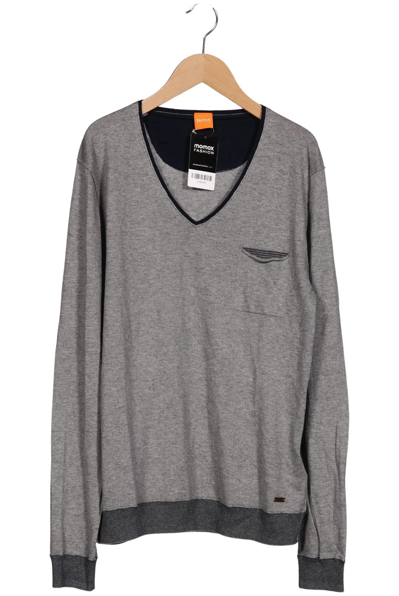 

Boss Orange Herren Pullover, grau, Gr. 48
