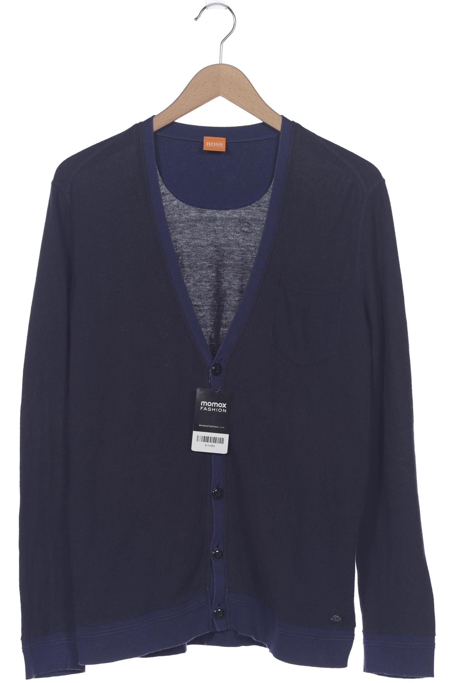

Boss Orange Herren Strickjacke, marineblau, Gr. 54