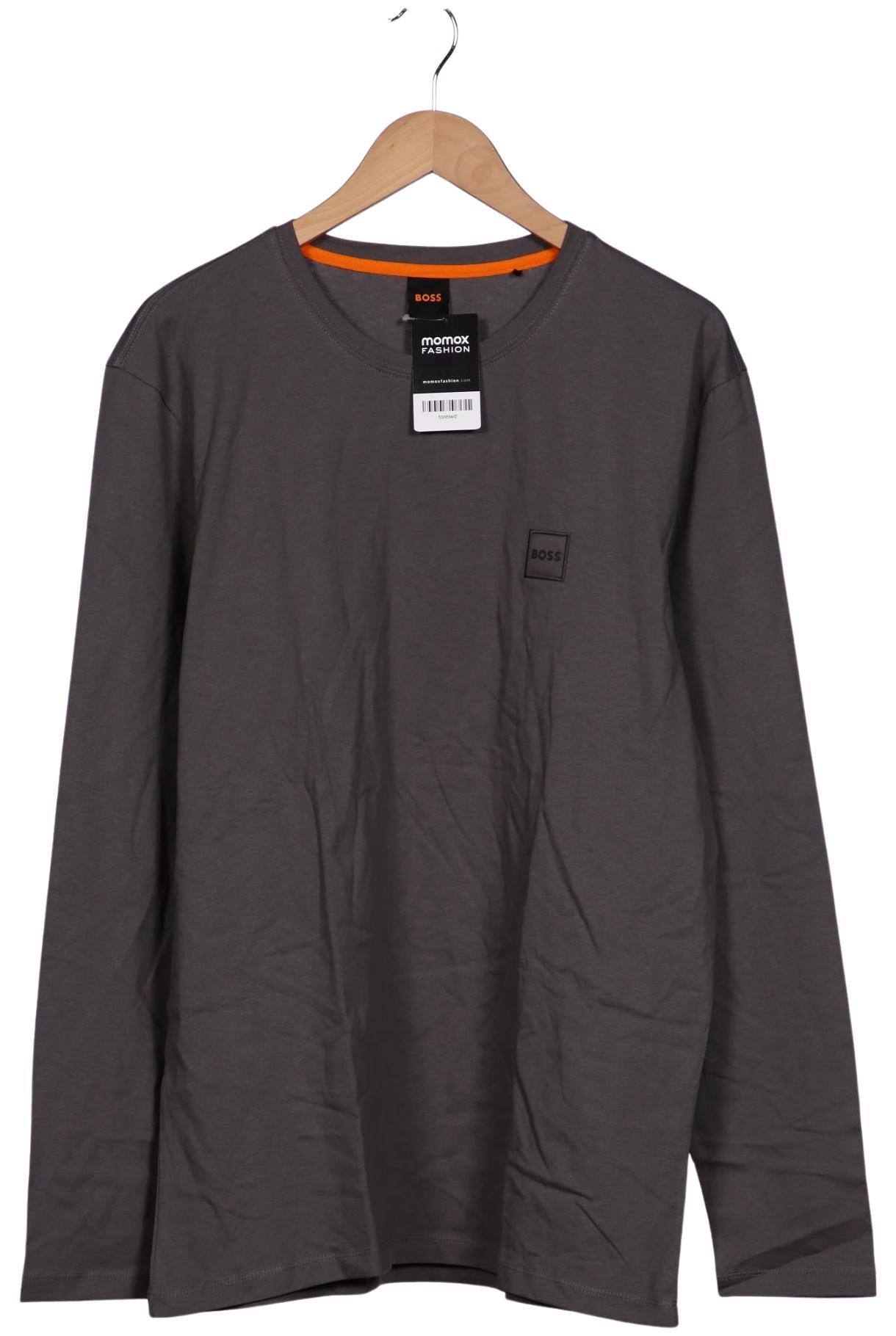 

Boss Orange Herren Langarmshirt, grau, Gr. 56
