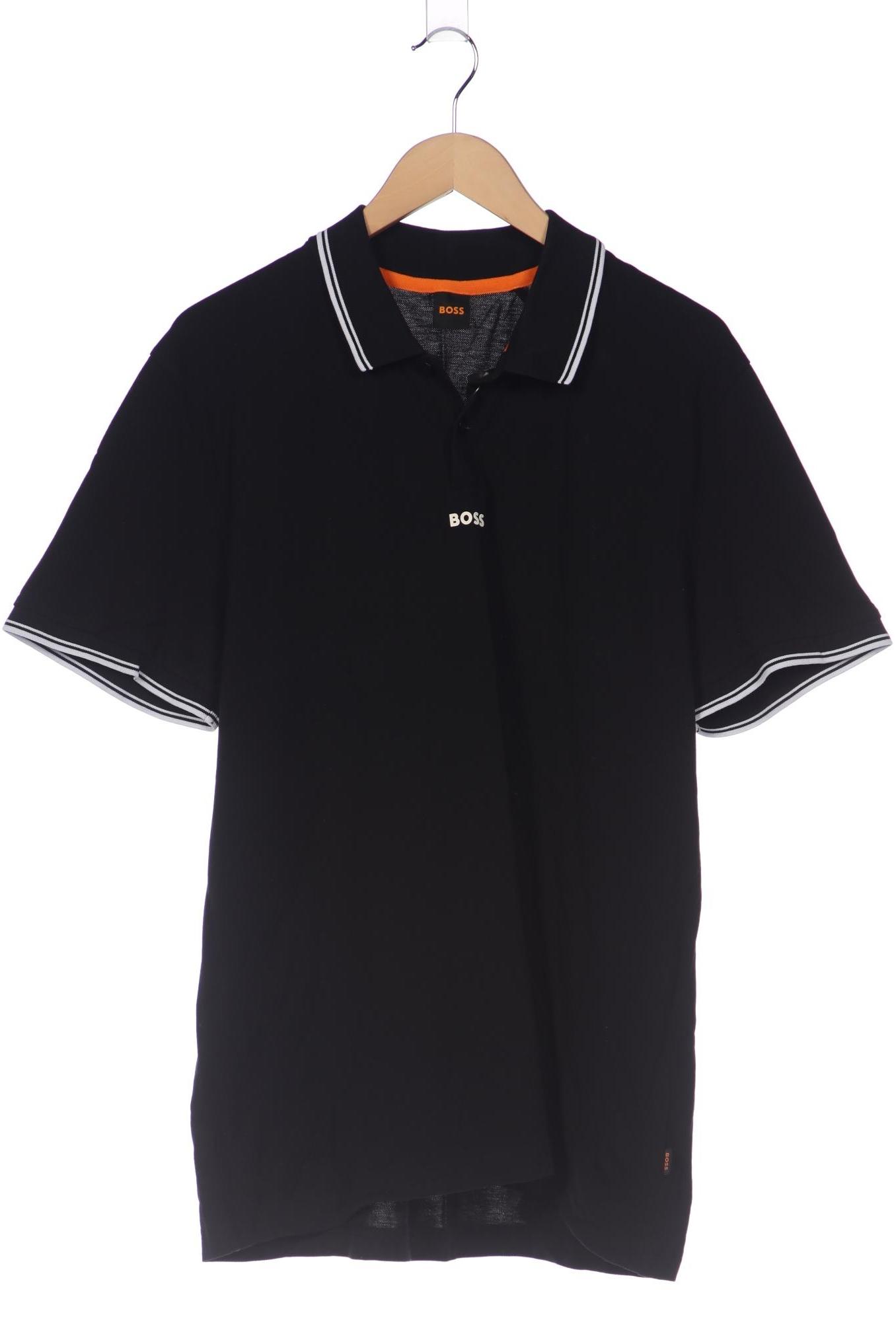 

Boss Orange Herren Poloshirt, schwarz, Gr. 56
