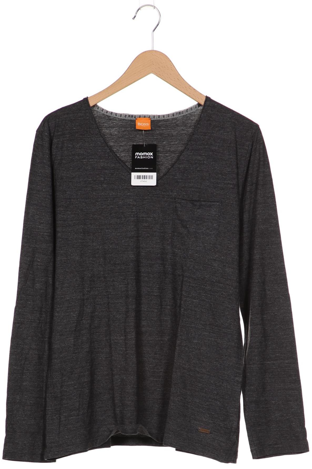 

Boss Orange Herren Langarmshirt, grau, Gr. 48