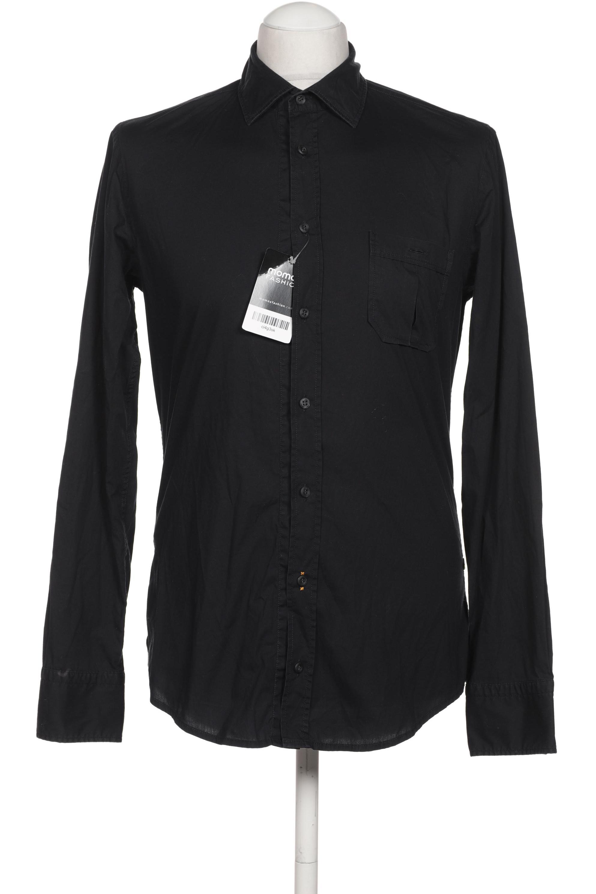 

Boss Orange Herren Hemd, schwarz, Gr. 46