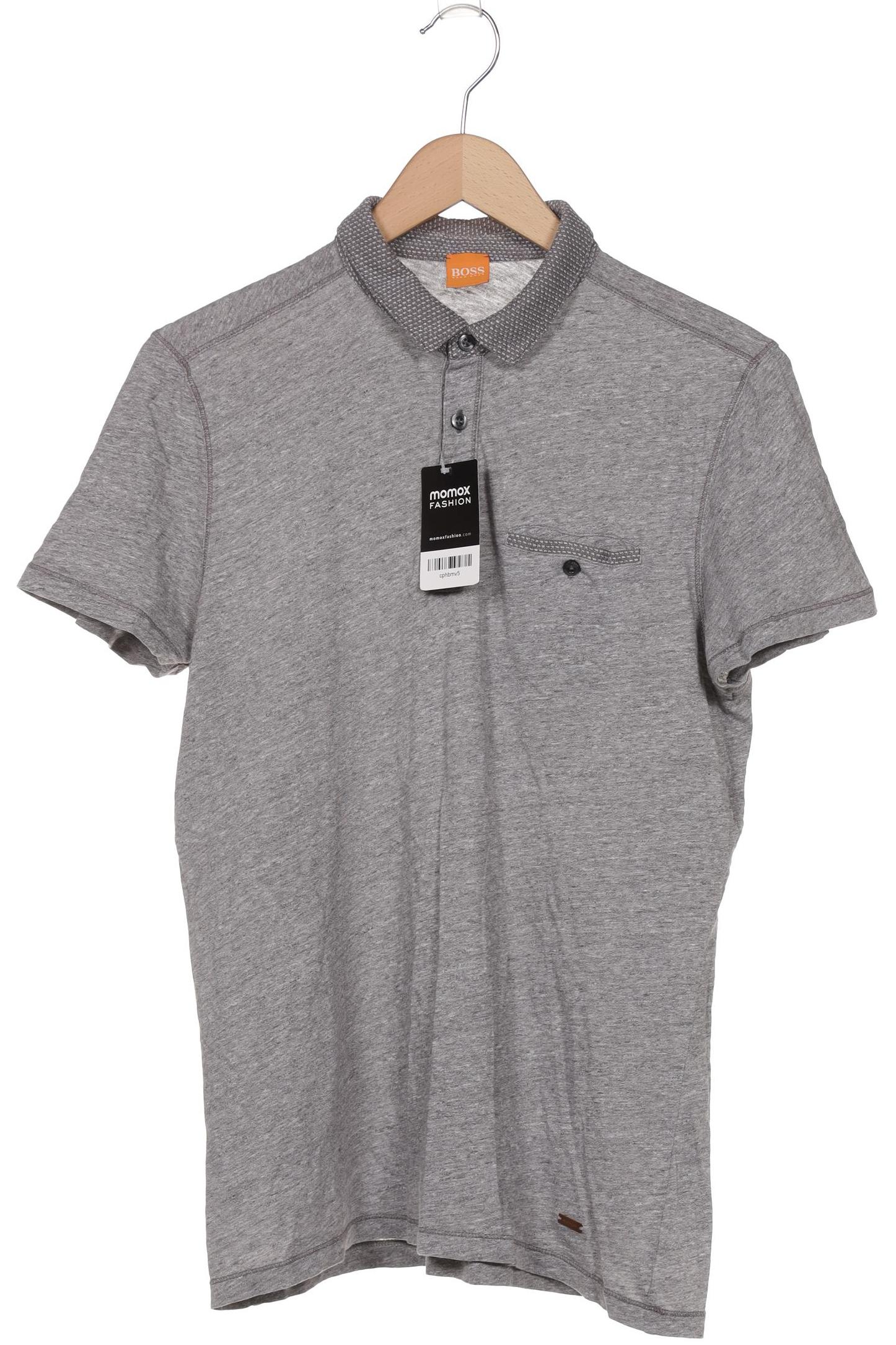

Boss Orange Herren Poloshirt, grau, Gr. 48