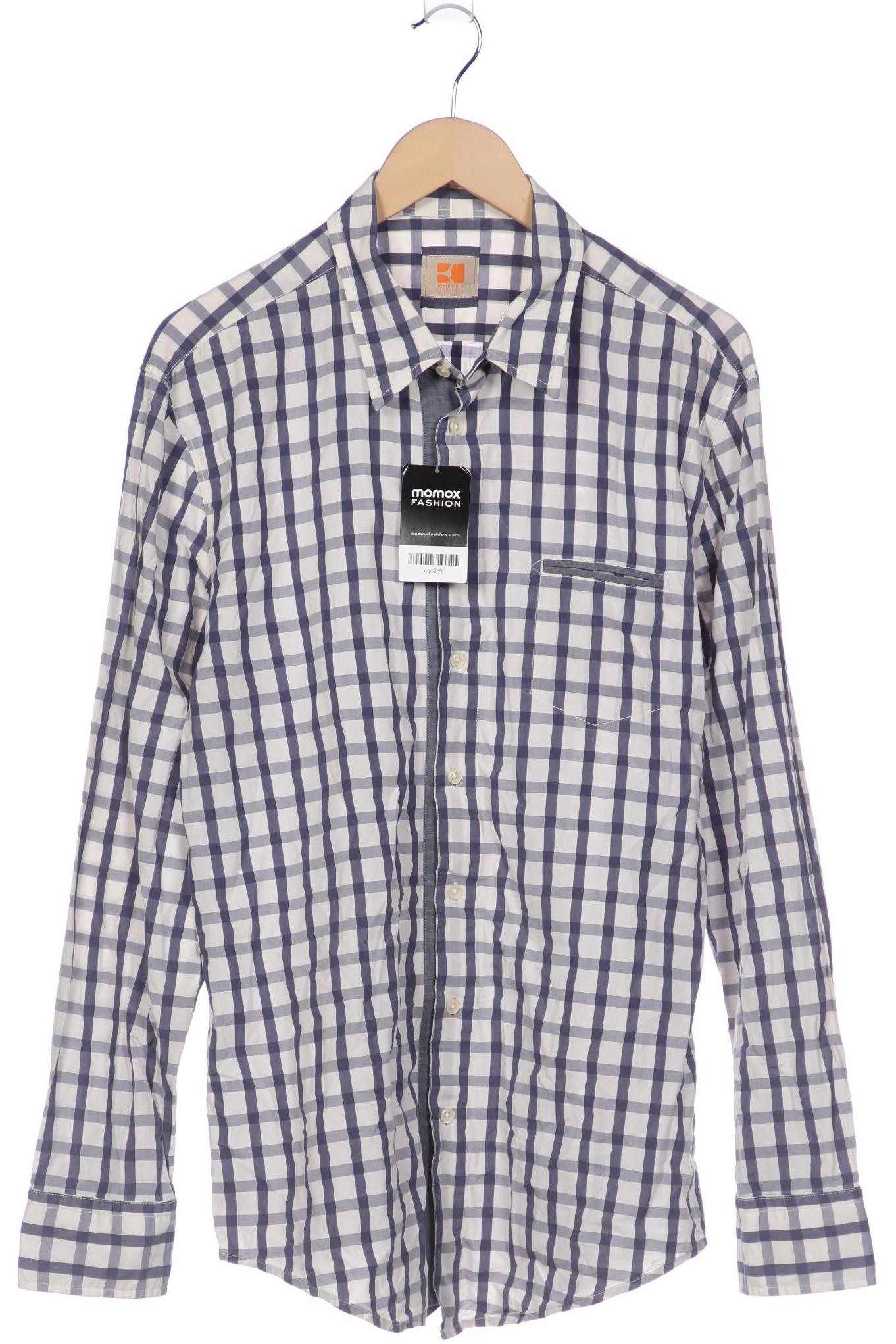 

Boss Orange Herren Hemd, blau