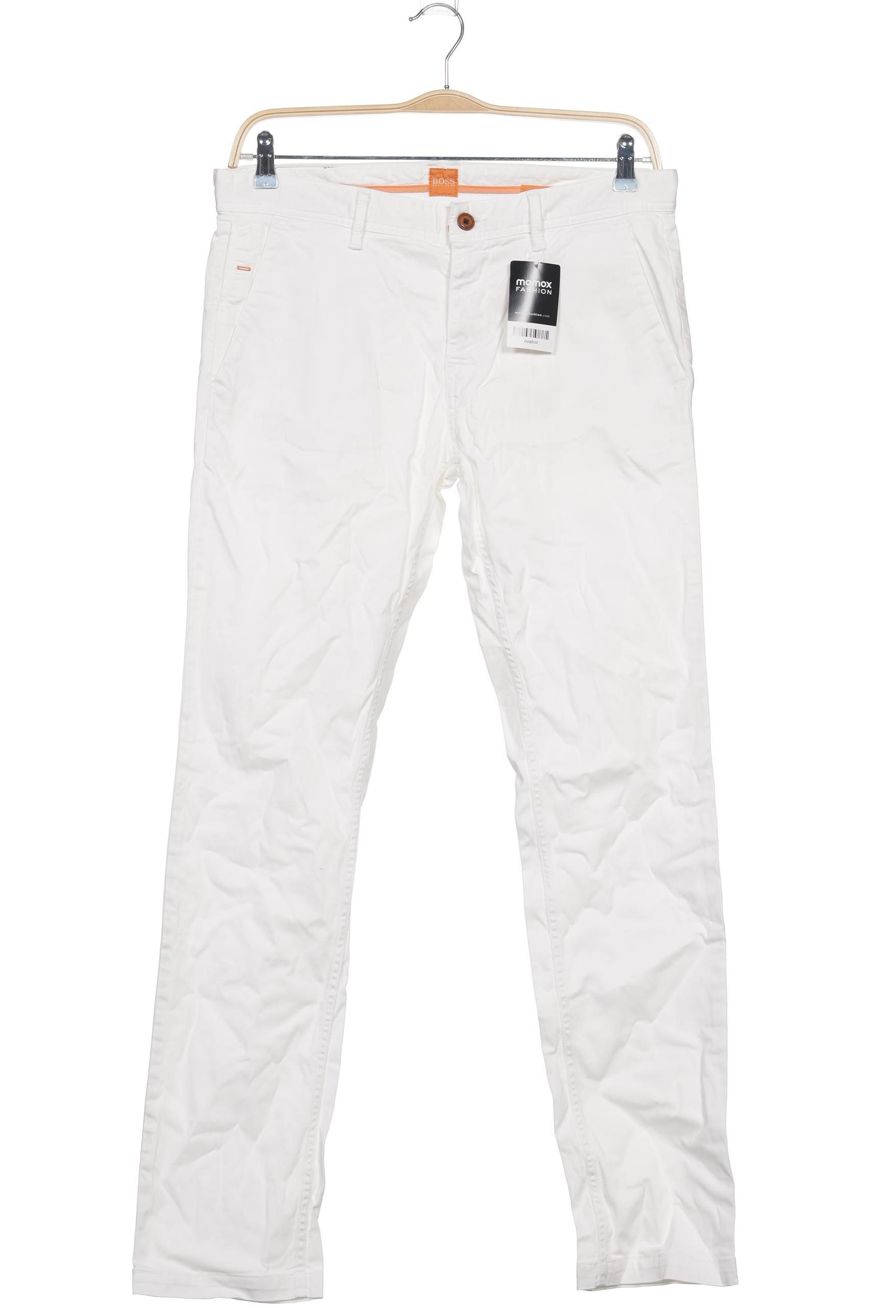 

Boss Orange Herren Stoffhose, weiß, Gr. 52