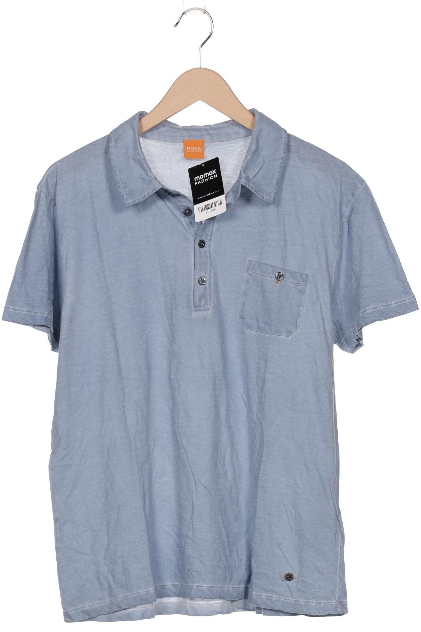 

Boss Orange Herren Poloshirt, blau, Gr. 54