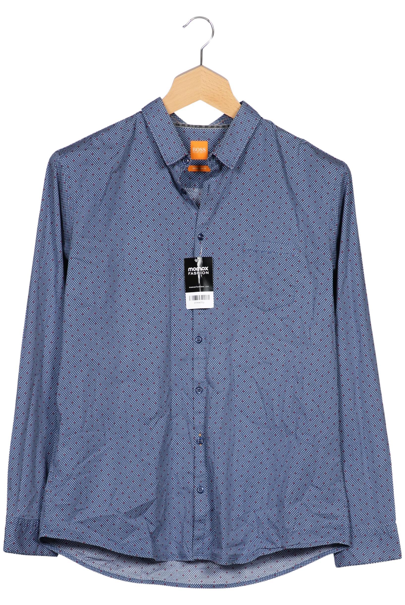 

Boss Orange Herren Hemd, blau, Gr. 56