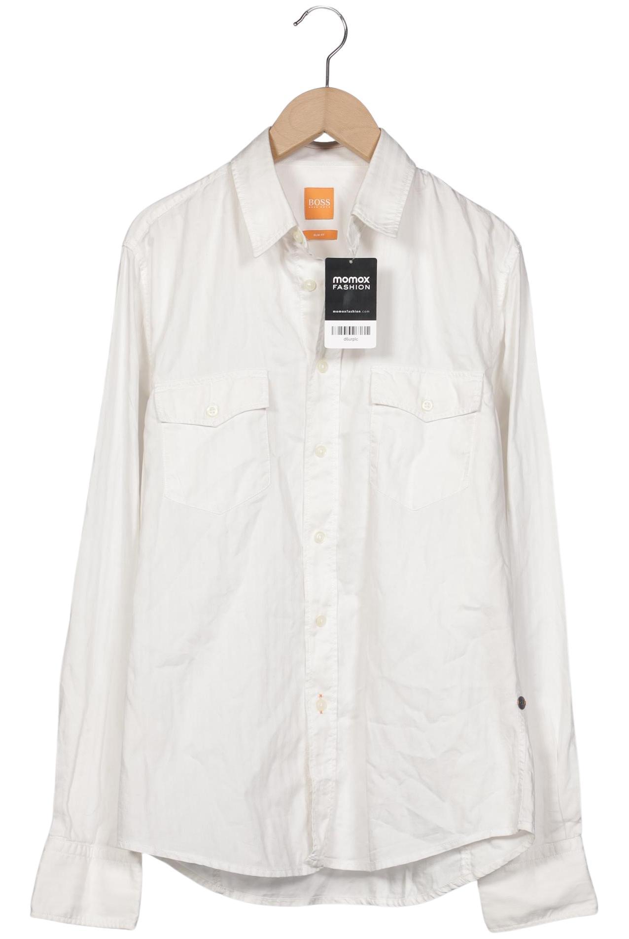 

Boss Orange Herren Hemd, weiß, Gr. 46