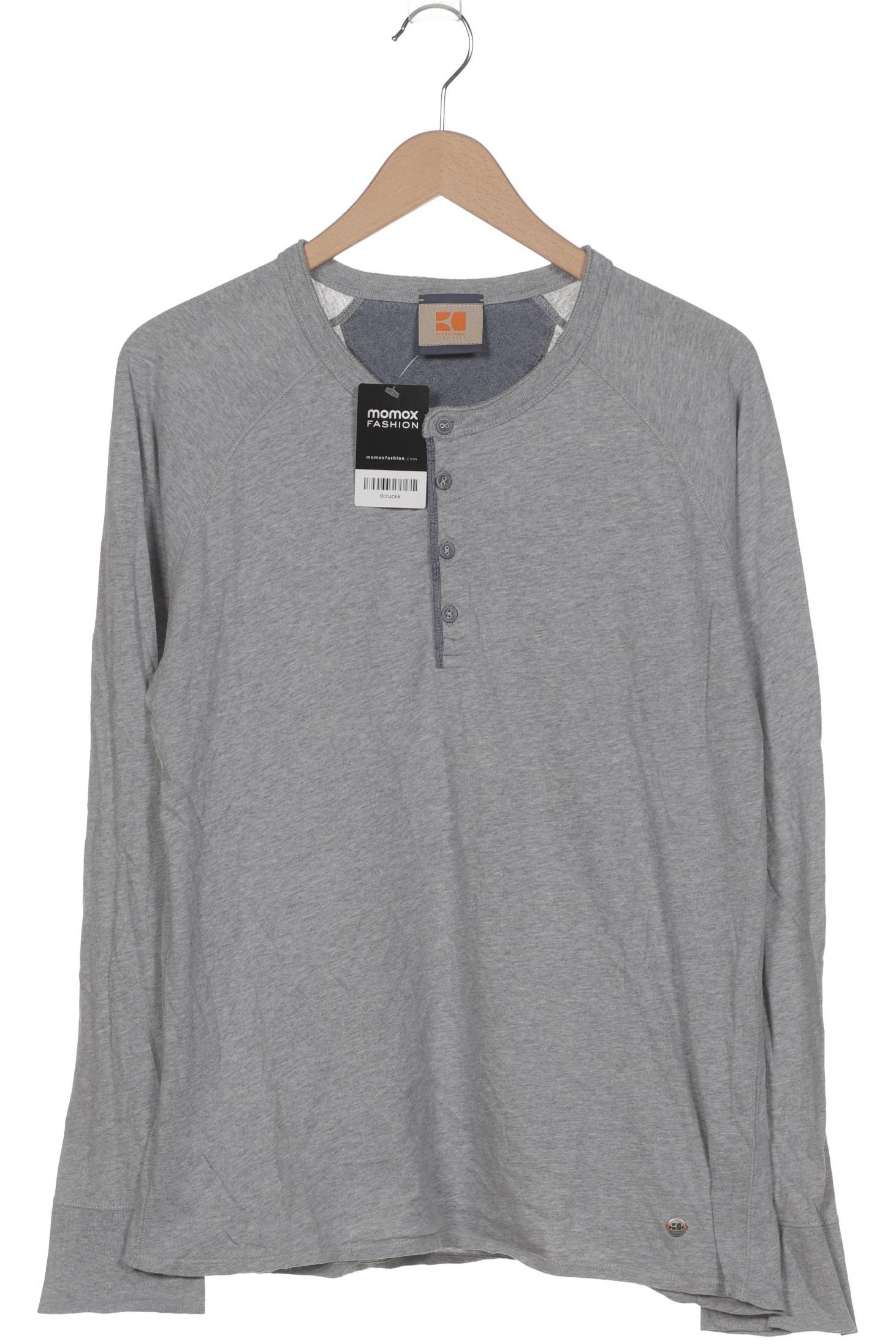 

Boss Orange Herren Langarmshirt, grau, Gr. 52