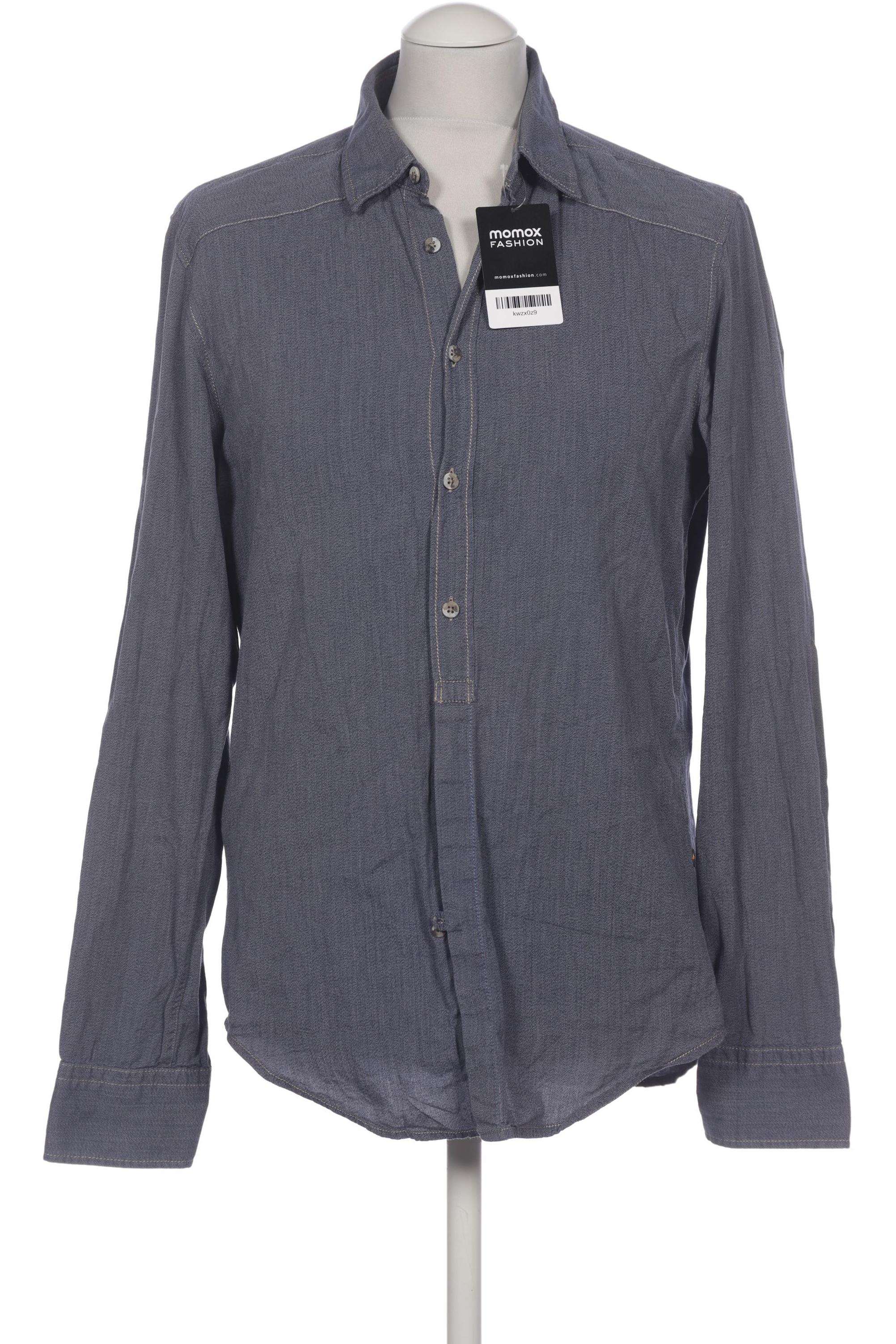 

Boss Orange Herren Hemd, blau, Gr. 48