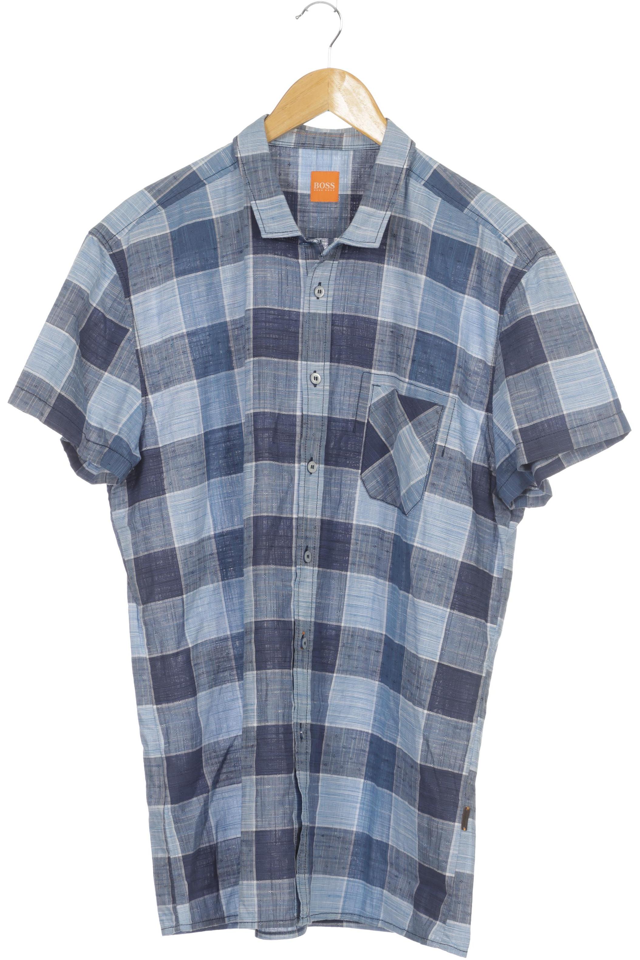 

Boss Orange Herren Hemd, blau, Gr. 56