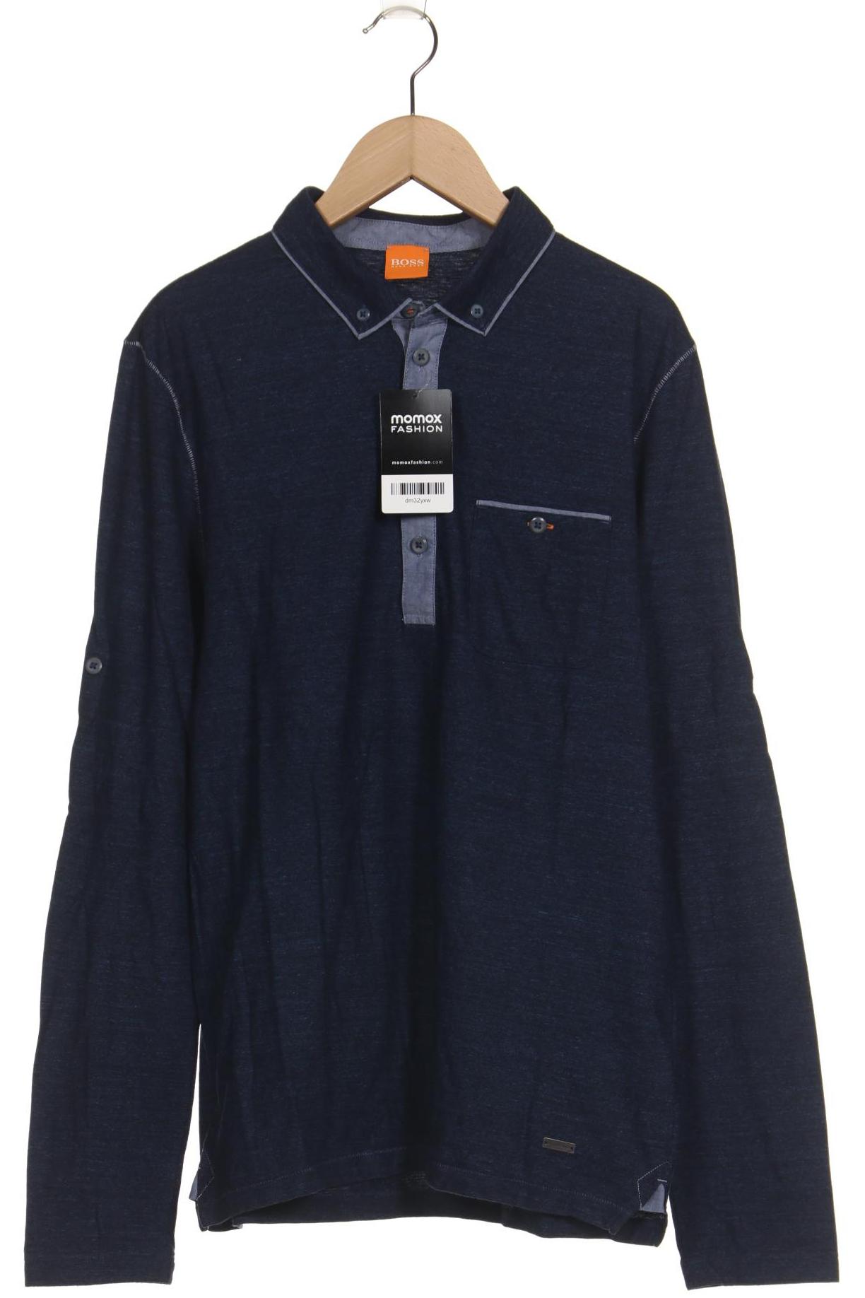 

Boss Orange Herren Poloshirt, marineblau, Gr. 48